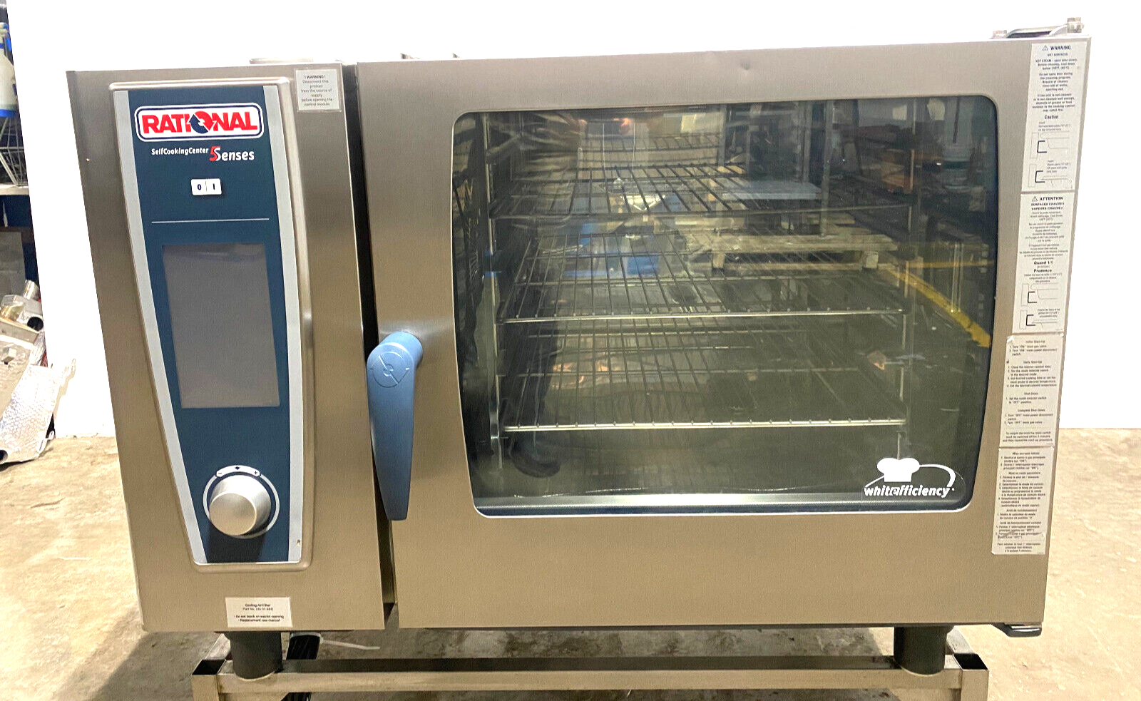 Rational 6 pan/ FULL size (Nat Gas) Combi Oven (Refurbished w/Warranty)