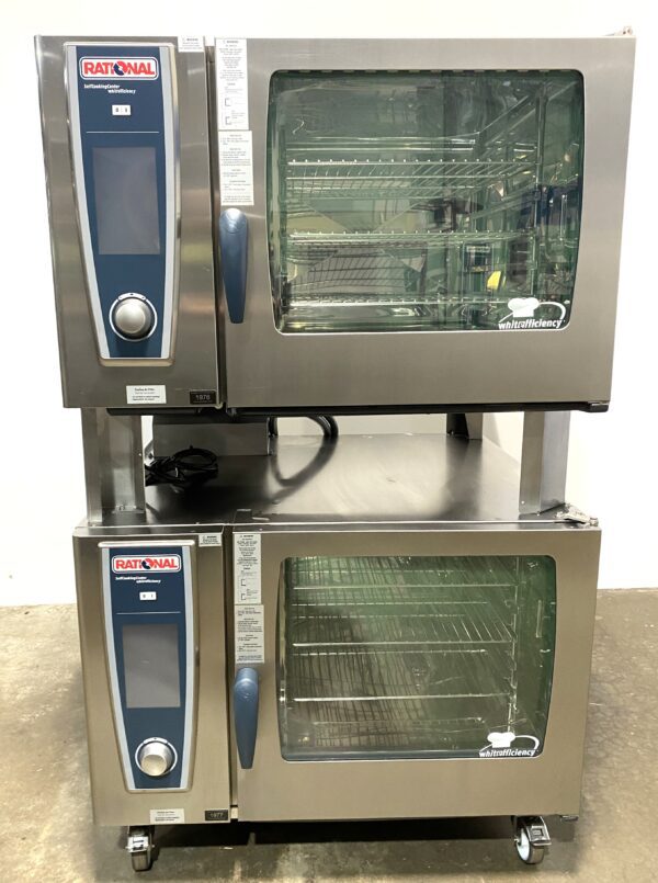 Rational DOUBLE 6 pan, full size, natural gas combis (Refurbished w/WARRANTY)