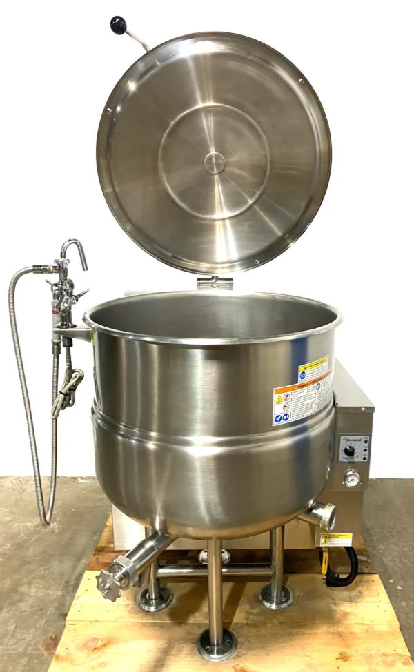 Cleveland 40 gal, natural gas, stationary kettle (Refurbished w/WARRANTY) - Image 15