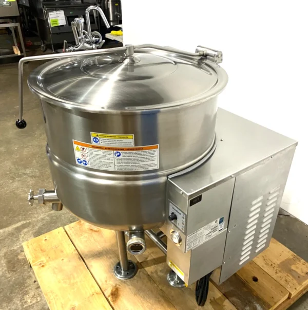 Cleveland 40 gal, natural gas, stationary kettle (Refurbished w/WARRANTY) - Image 3