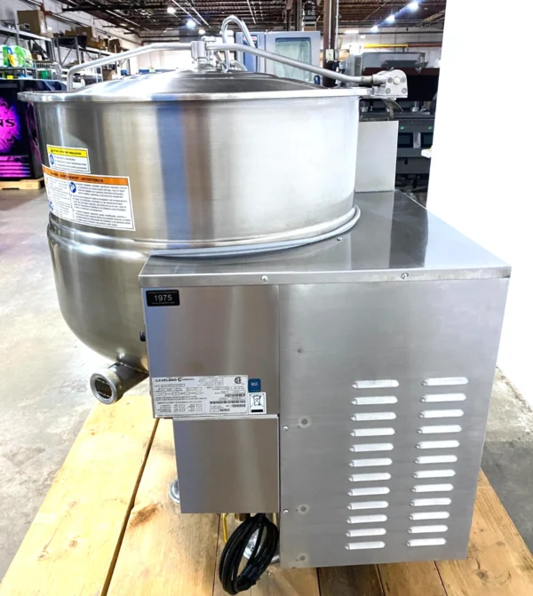 Cleveland 40 gal, natural gas, stationary kettle (Refurbished w/WARRANTY) - Image 4
