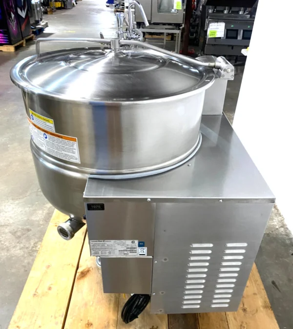 Cleveland 40 gal, natural gas, stationary kettle (Refurbished w/WARRANTY) - Image 5