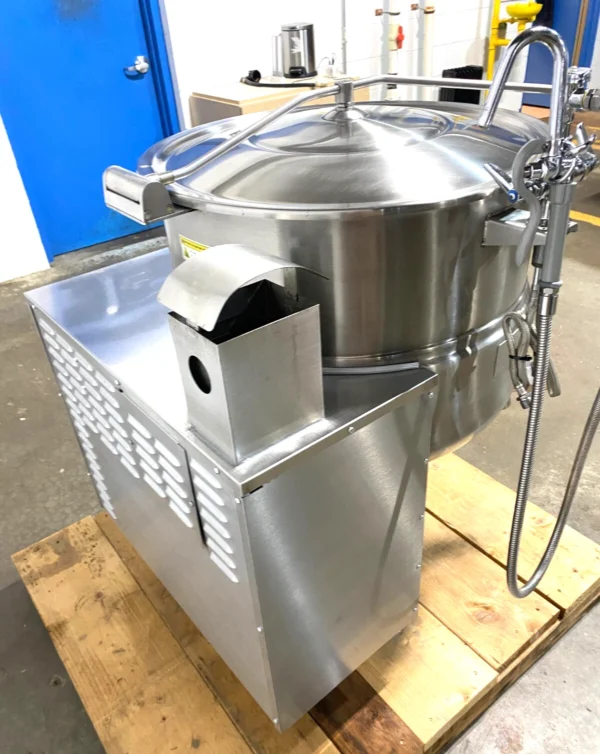 Cleveland 40 gal, natural gas, stationary kettle (Refurbished w/WARRANTY) - Image 9
