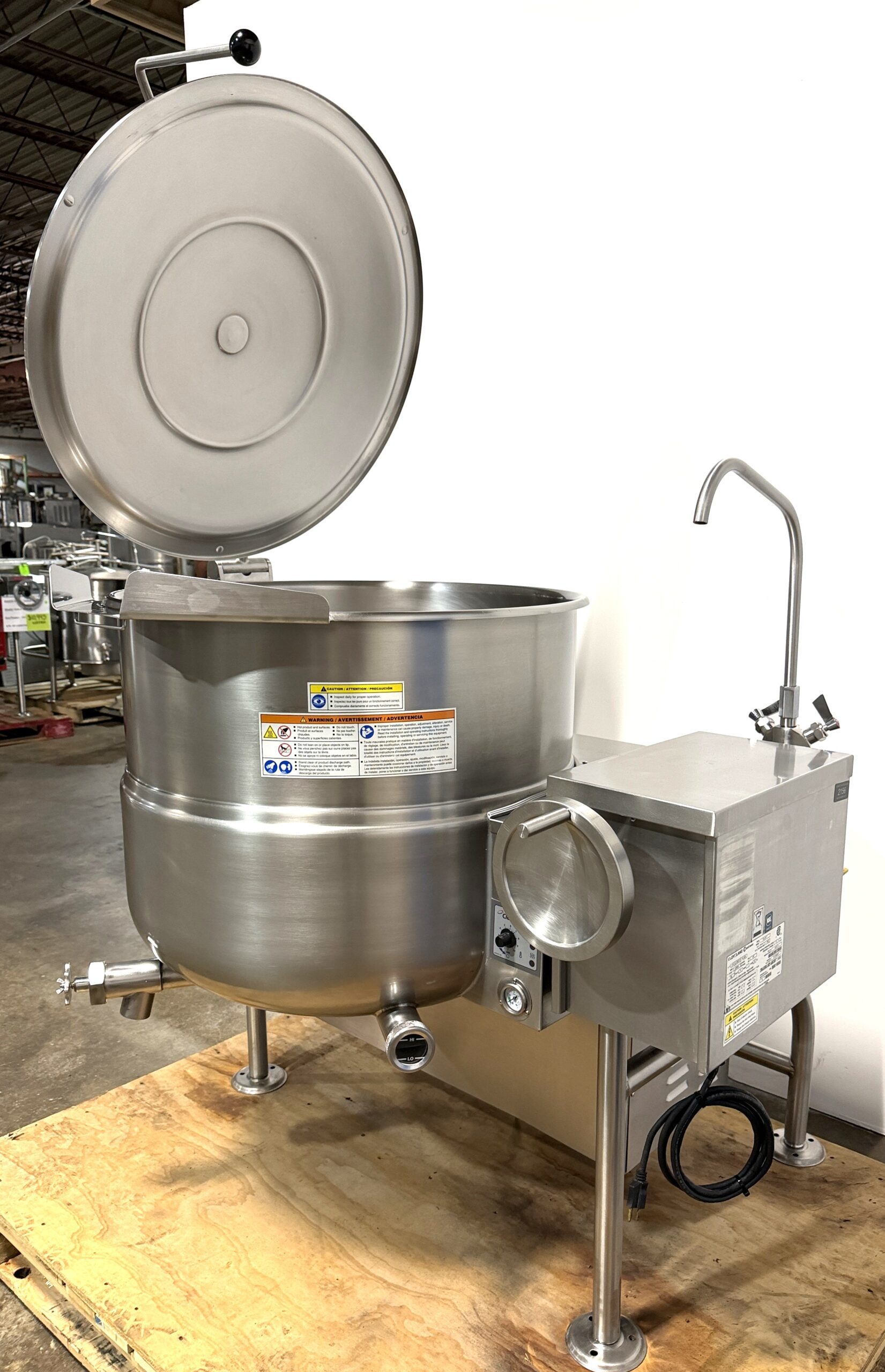 Cleveland 60 gallon, natural gas, tilting kettle (model: KGL-60-T) Refurbished w/WARRANTY - Image 17