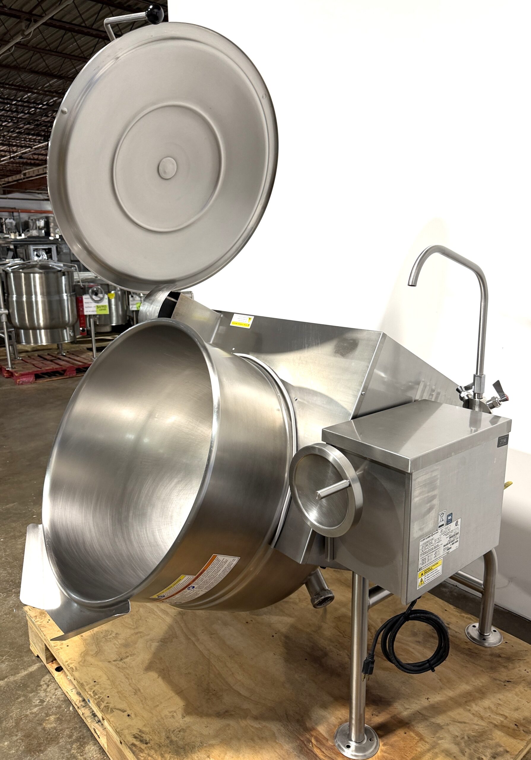 Cleveland 60 gallon, natural gas, tilting kettle (model: KGL-60-T) Refurbished w/WARRANTY - Image 21