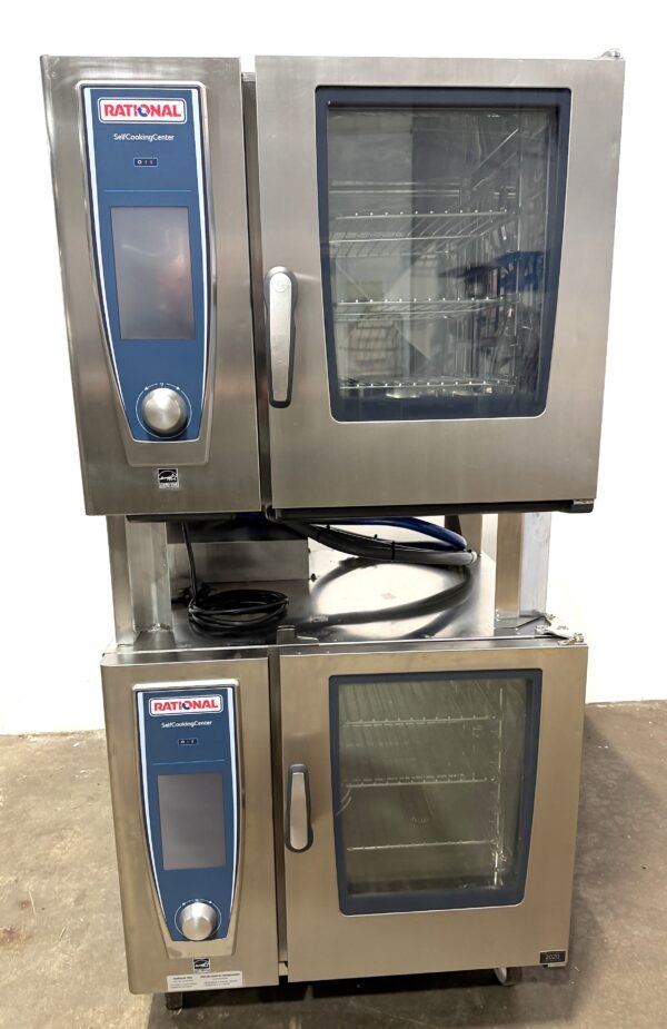 Rational 6 Pan/ Half Size, Double, Natural Gas, Combi Ovens (Refurbished w/WARRANTY)