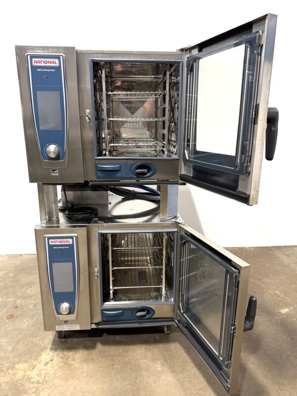 Rational 6 Pan/ Half Size, Double, Natural Gas, Combi Ovens (Refurbished w/WARRANTY) - Image 9