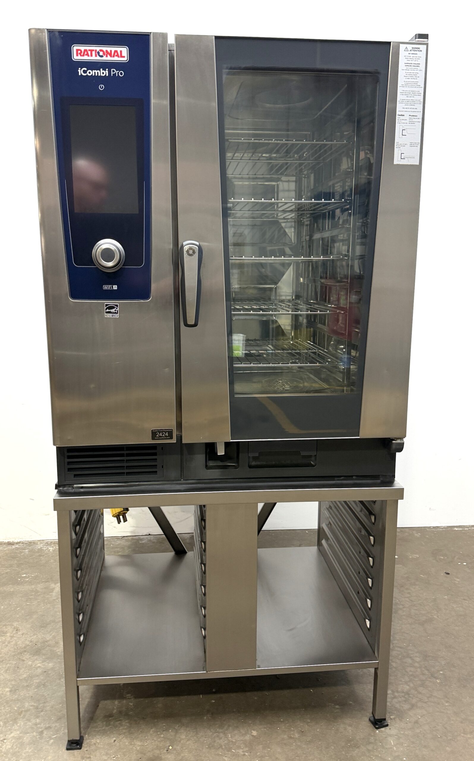 Rational IcombiPro, 10 Pan, Half Size, Electric Combi Oven w/Stand (Refurbished w/WARRANTY)