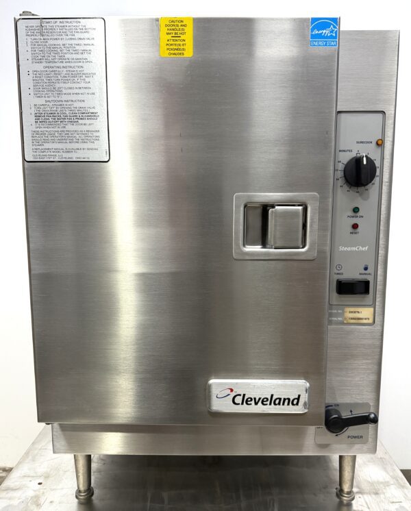 Cleveland 22CET6.1 (6) Pan Electric Countertop Steamer SINGLE PHASE (Refurbished w/Warranty)