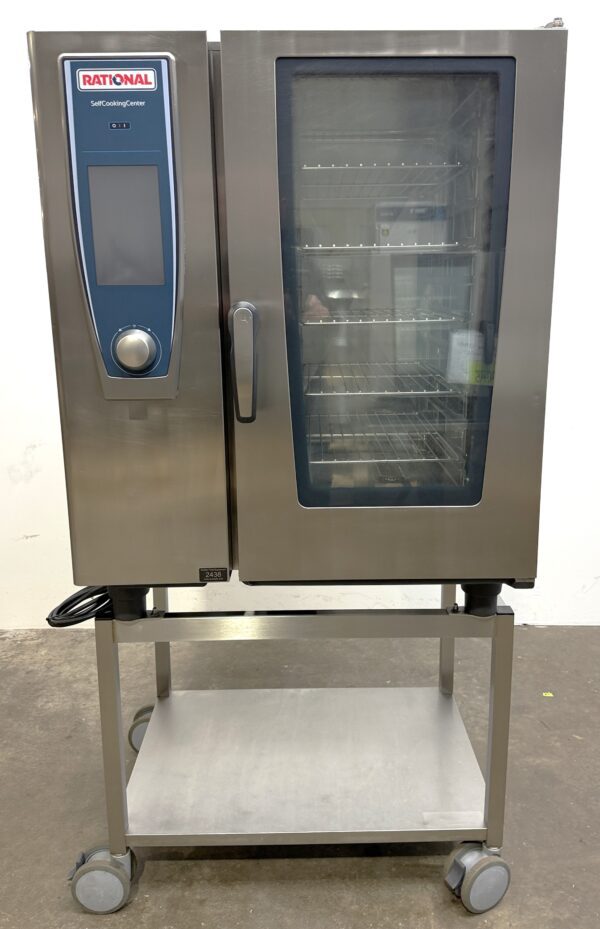 Rational 10 pan, half size, natural gas combi oven w/stand (Refurbished w/WARRANTY)