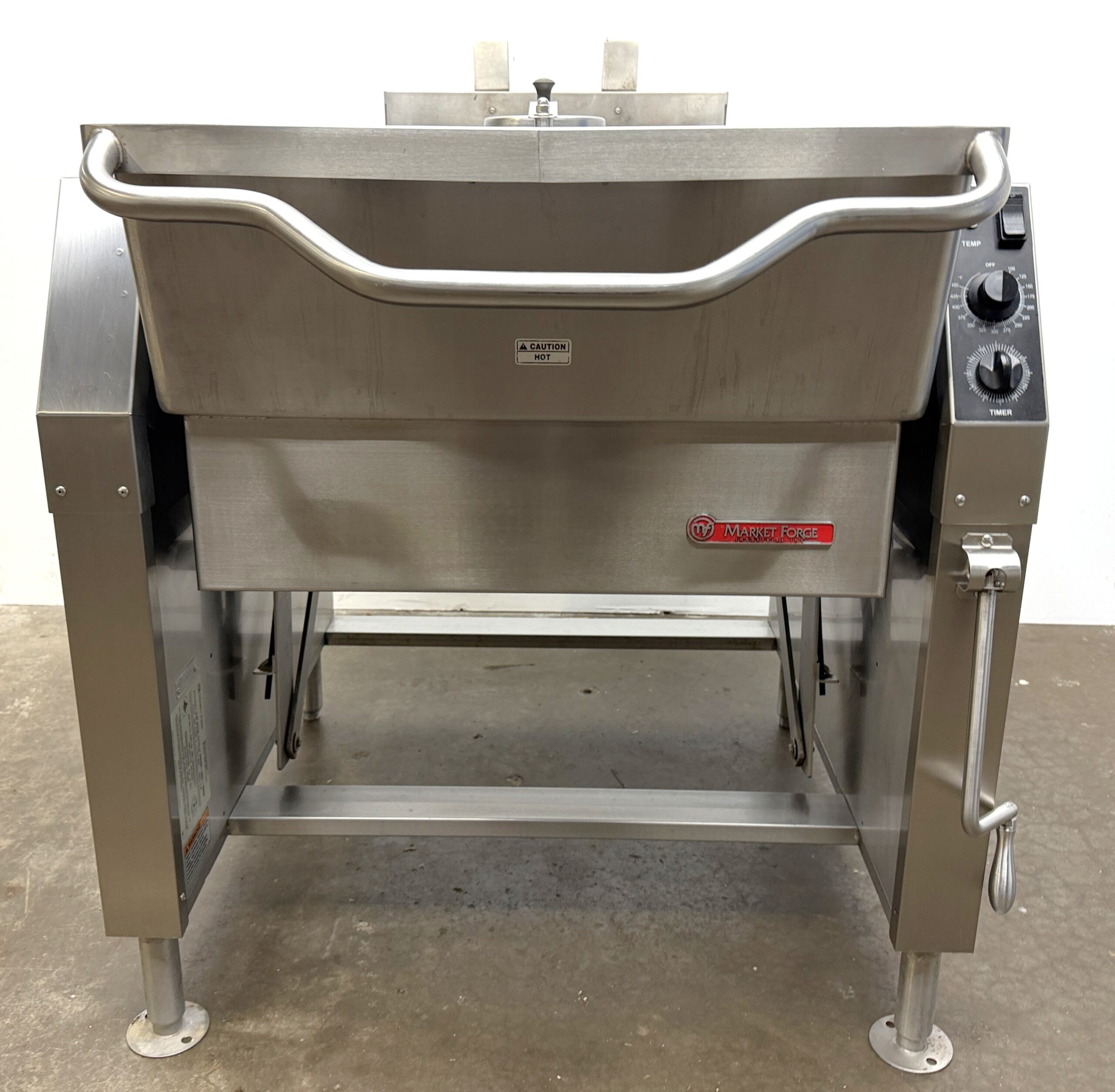 Market Forge 30 Gallon, Natural gas, Power tilt, Braising pan (Refurbished w/WARRANTY)