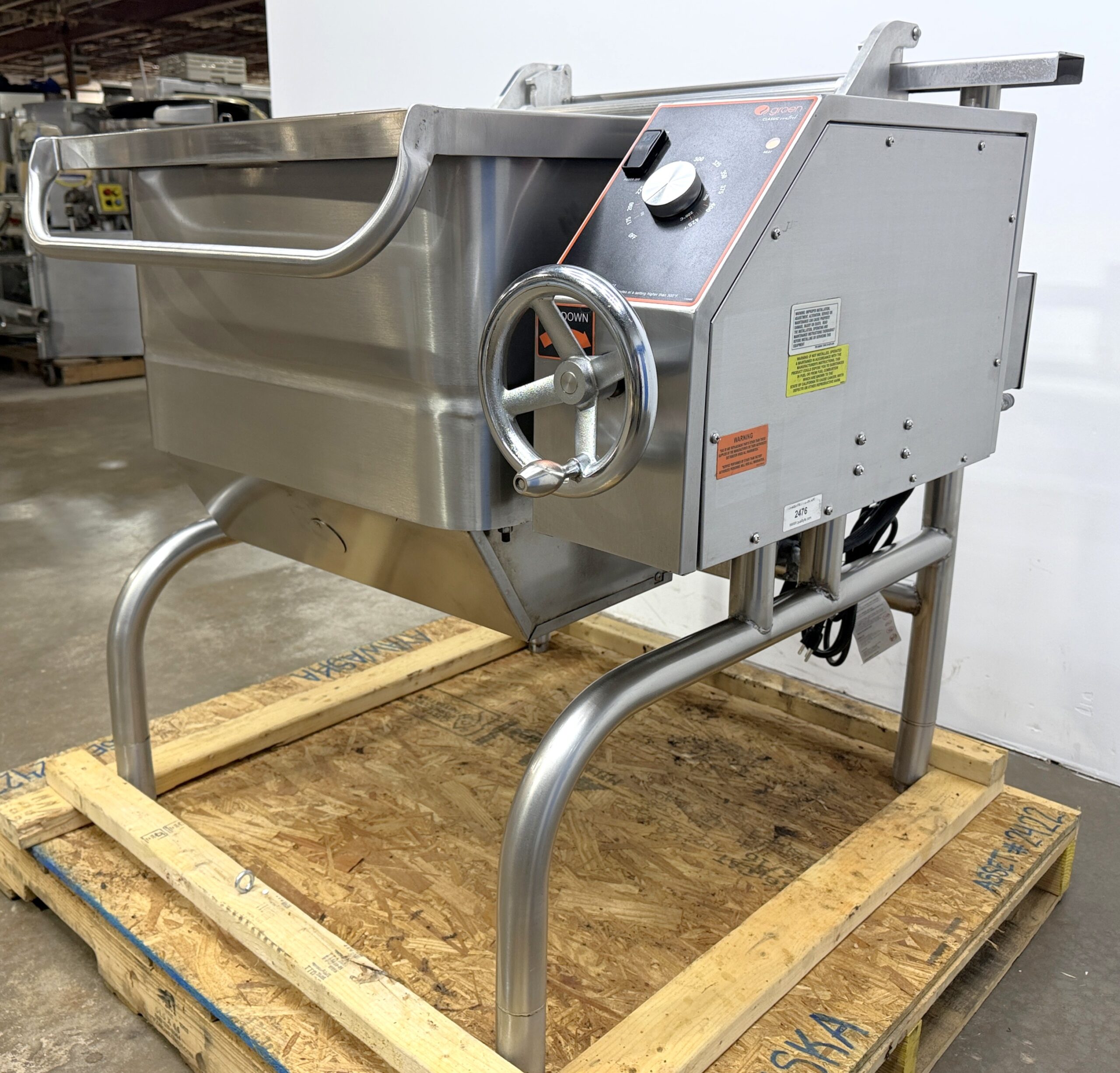 Groen BPM-30GC … 30 Gal. Natural Gas Braising Pan (Refurbished w/WARRANTY) - Image 21