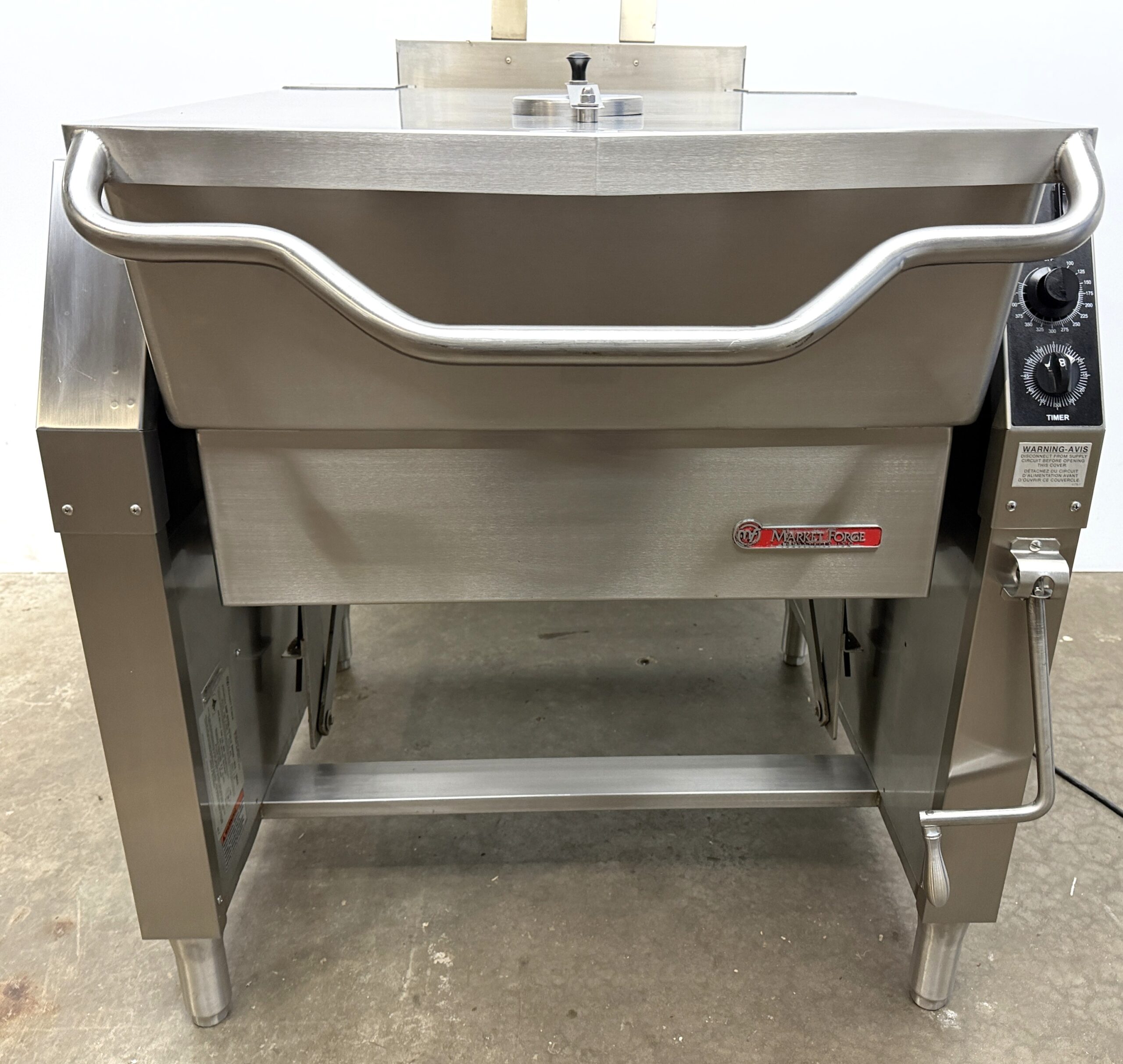 Market Forge 30 Gallon, Natural gas, Power tilt, Braising pan (Refurbished w/WARRANTY) (Copy)