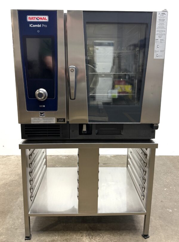 Rational IcombiPro, 6 Pan, Half Size, Electric Combi Oven w/ Stand Refurbished w/Warranty