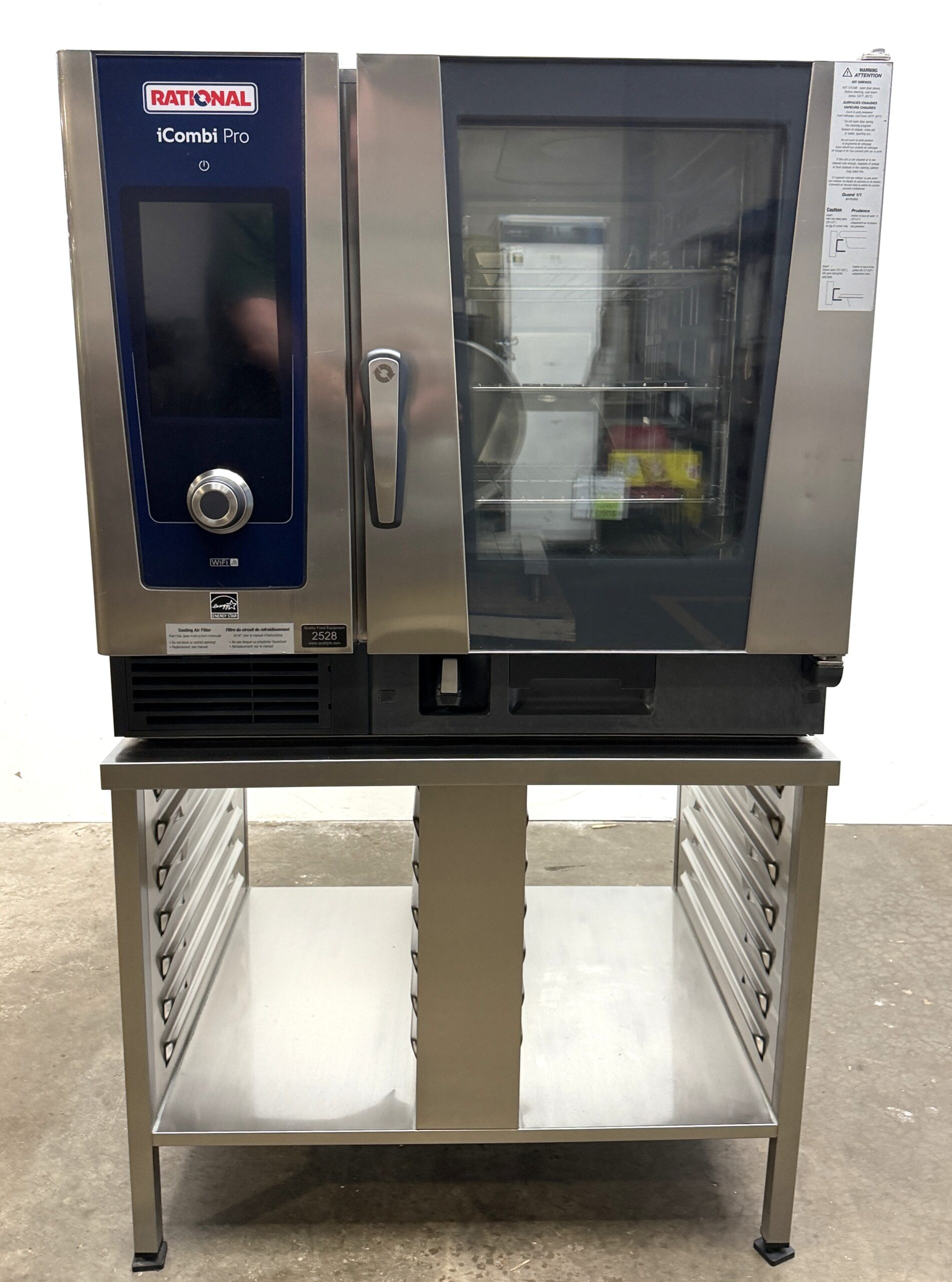 Rational IcombiPro, 6 Pan, Half Size, Electric Combi Oven w/ Stand Refurbished w/Warranty