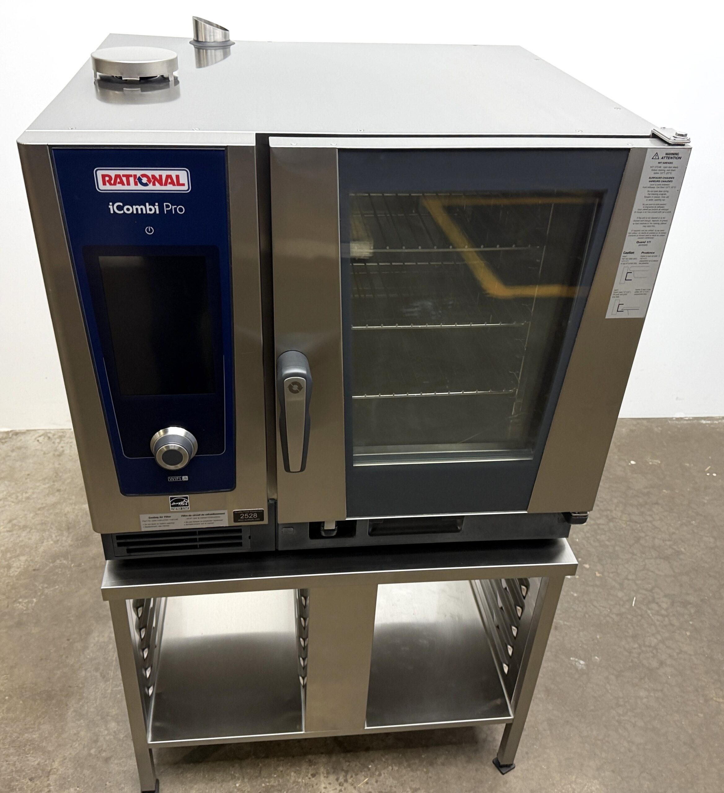 Rational IcombiPro, 6 Pan, Half Size, Electric Combi Oven w/ Stand Refurbished w/Warranty - Image 14
