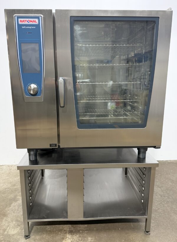 Rational (SCCWE102G) 10 pan/FULL size Natural Gas Combi Oven w/ STAND (Refurbished w/Warranty)