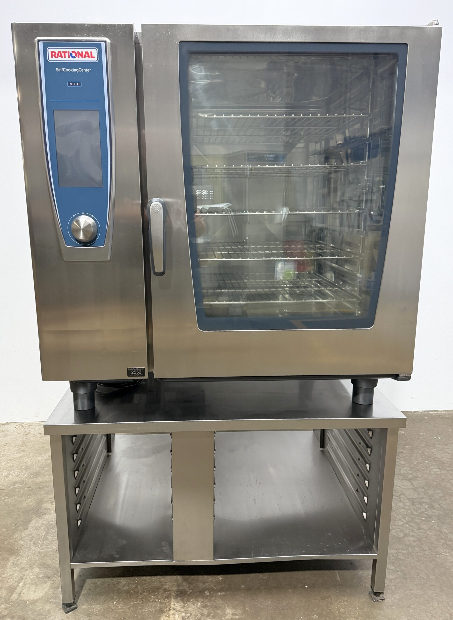 Rational (SCCWE102G) 10 pan/FULL size Natural Gas Combi Oven w/ STAND (Refurbished w/Warranty)