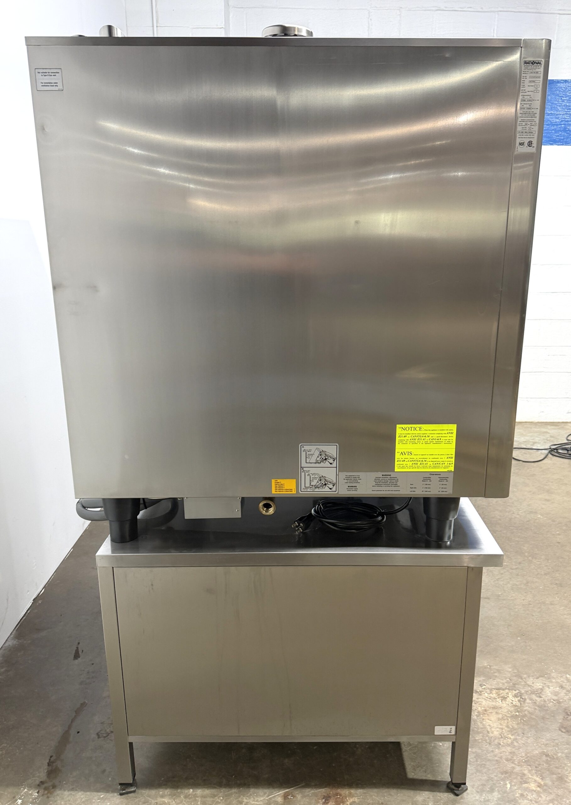 Rational (SCCWE102G) 10 pan/FULL size Natural Gas Combi Oven w/ STAND (Refurbished w/Warranty) - Image 9