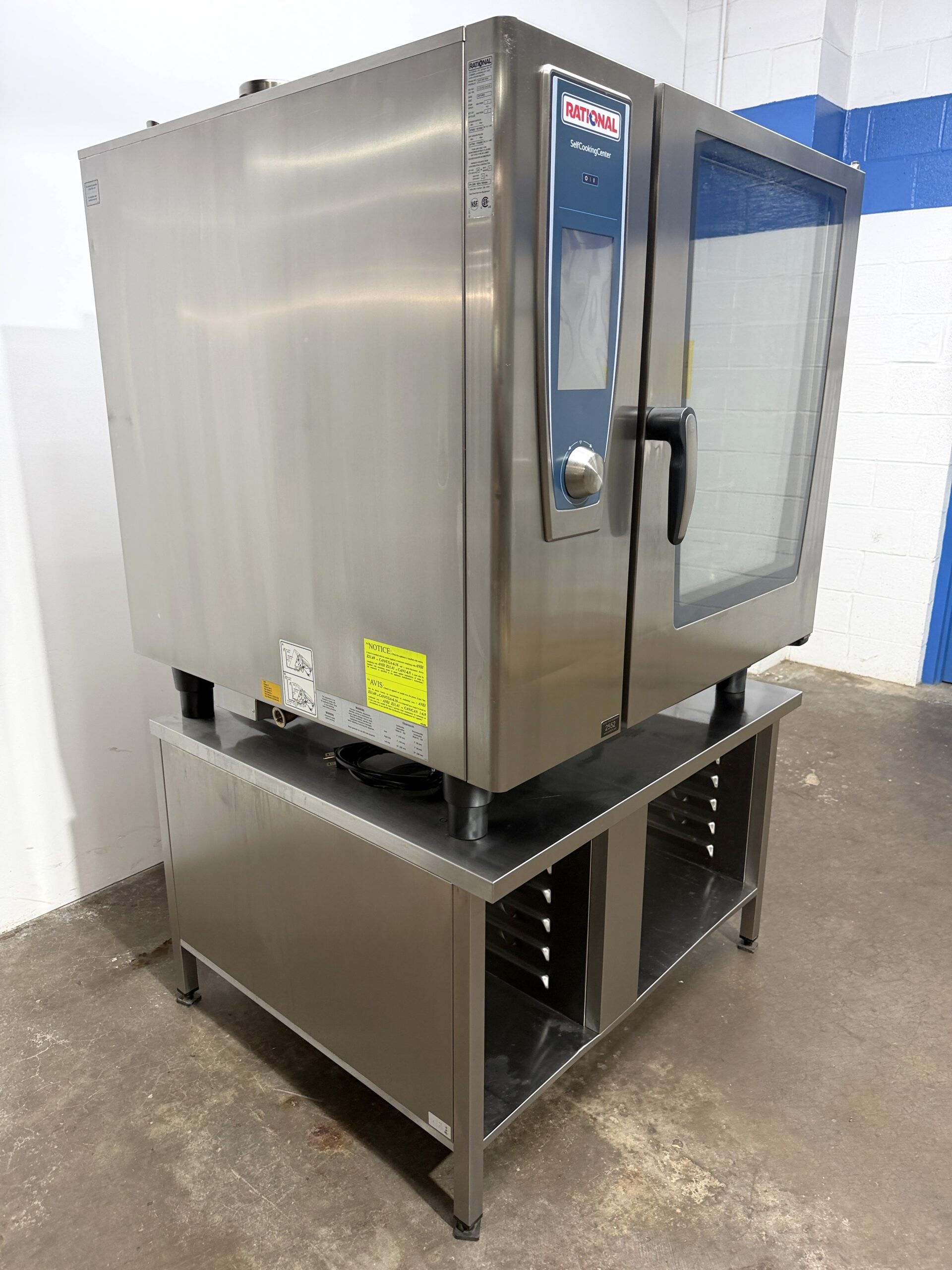 Rational (SCCWE102G) 10 pan/FULL size Natural Gas Combi Oven w/ STAND (Refurbished w/Warranty) - Image 7