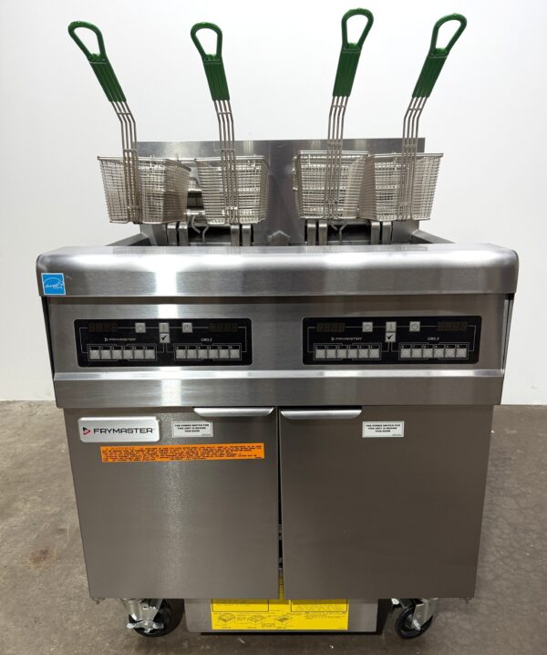 BRAND NEW!! FRYMASTER FPRE214CSE 2 WELL FRYER W/ COMPUTER MAGIC & FILTER SYSTEM