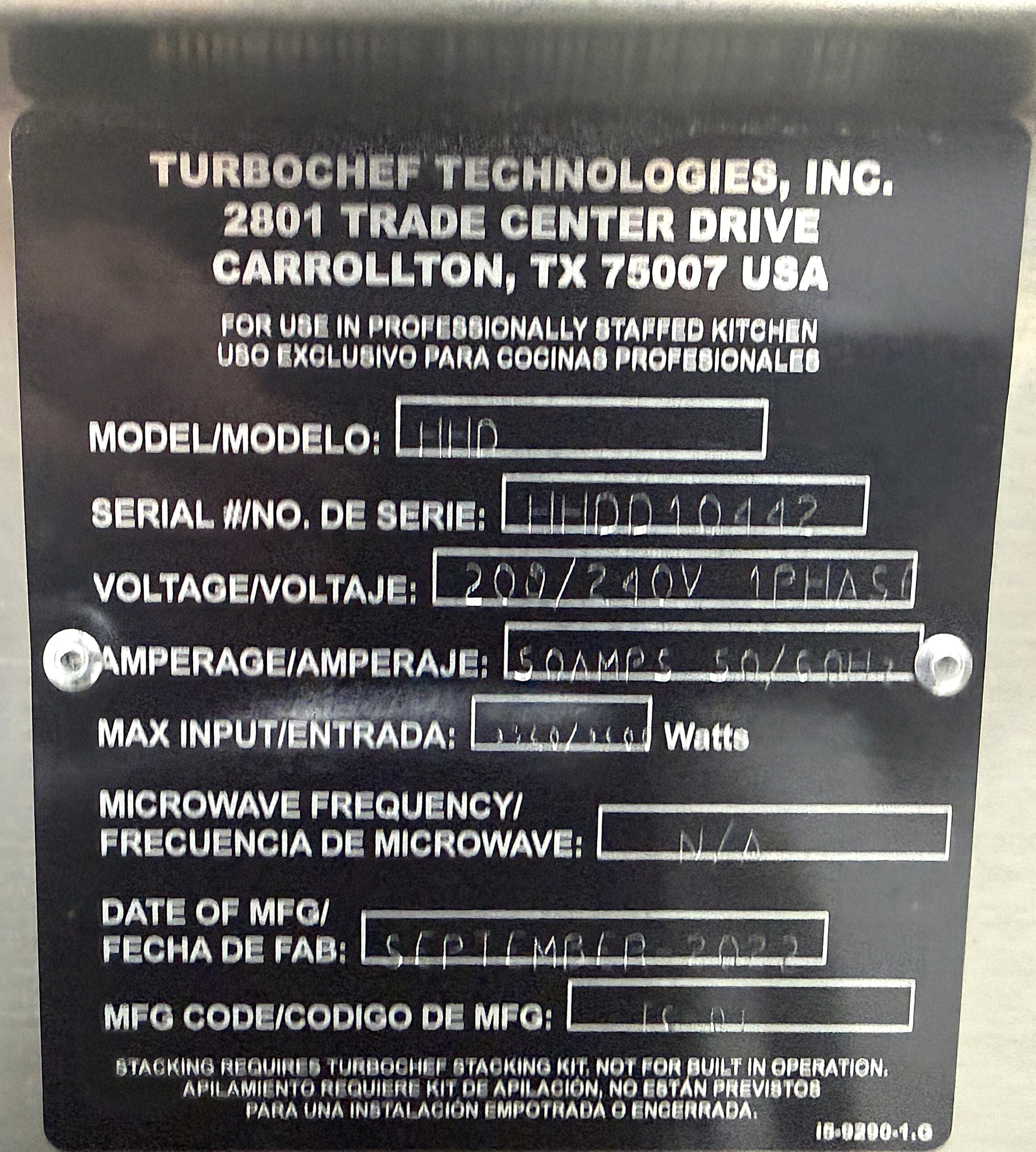 2022 TurboChef HHD Double Batch Ventless Oven, Single Phase (Refurbished w/WARRANTY) - Image 14