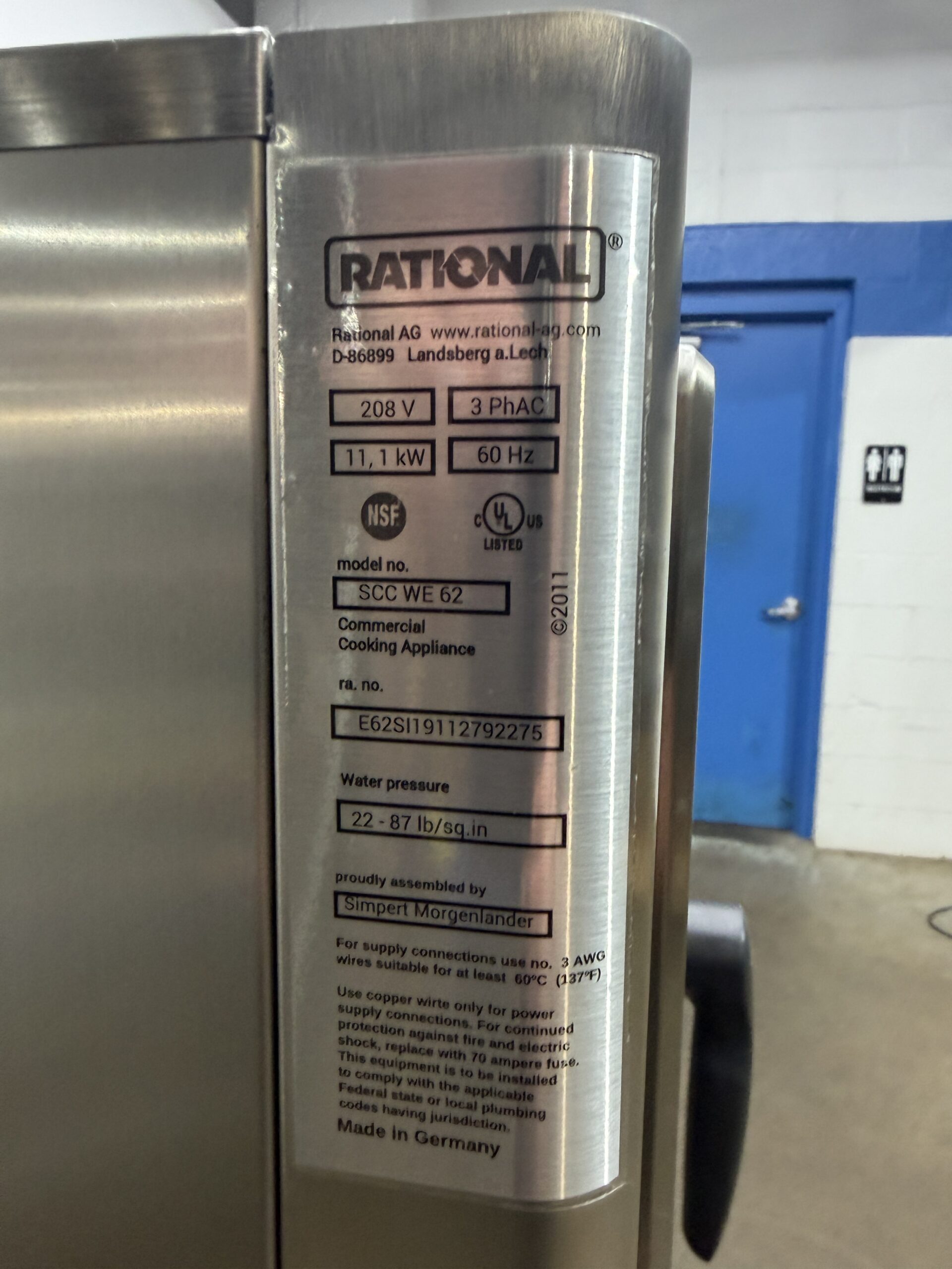 Rational 6 pan, full size, ELECTRIC, combi oven. (Fully refurbished w/WARRANTY) - Image 15