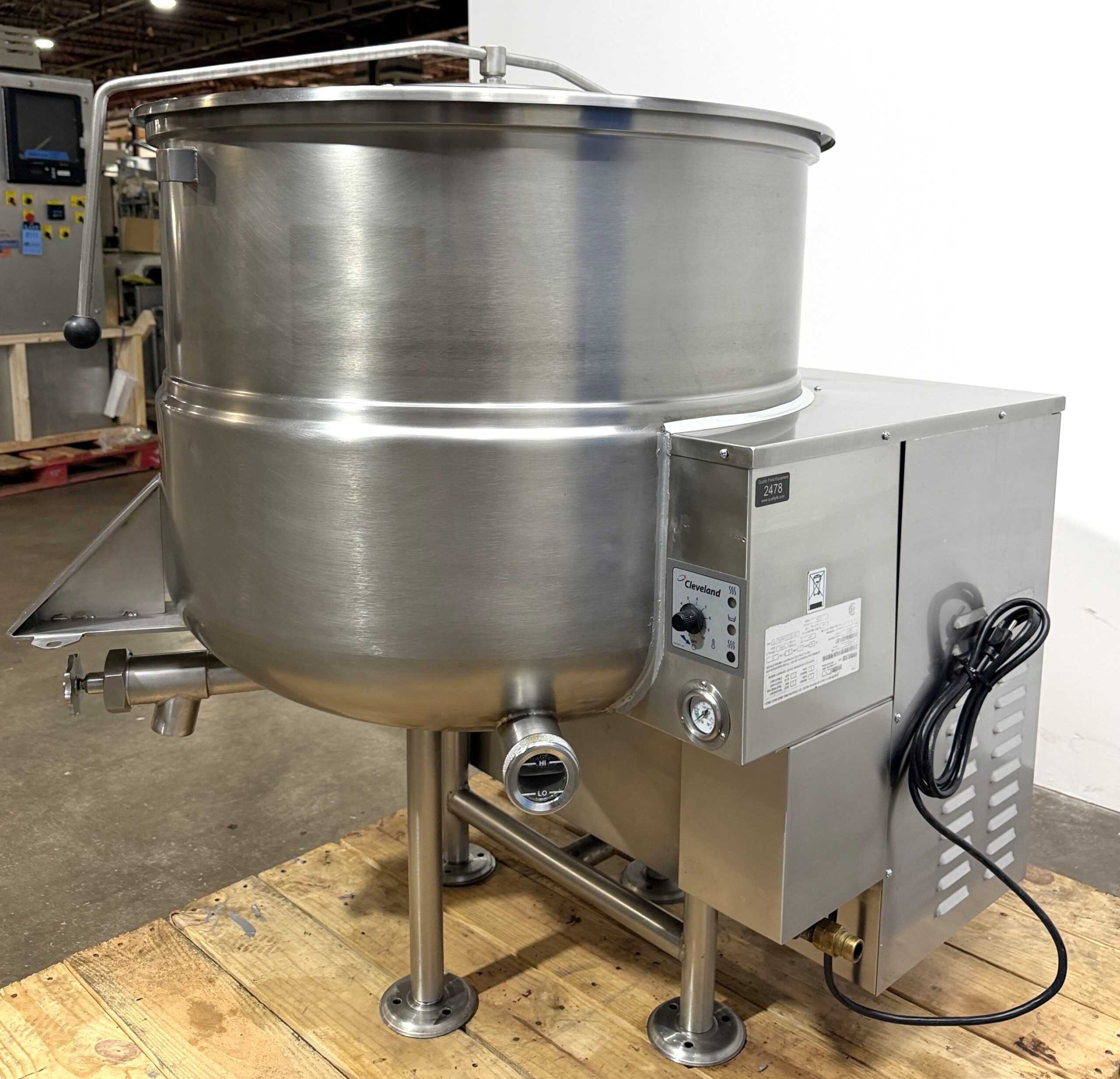 Cleveland KGL-60 (60) Gallon Nat Gas, Stationary Kettle (Refurbished w/WARRANTY) - Image 17