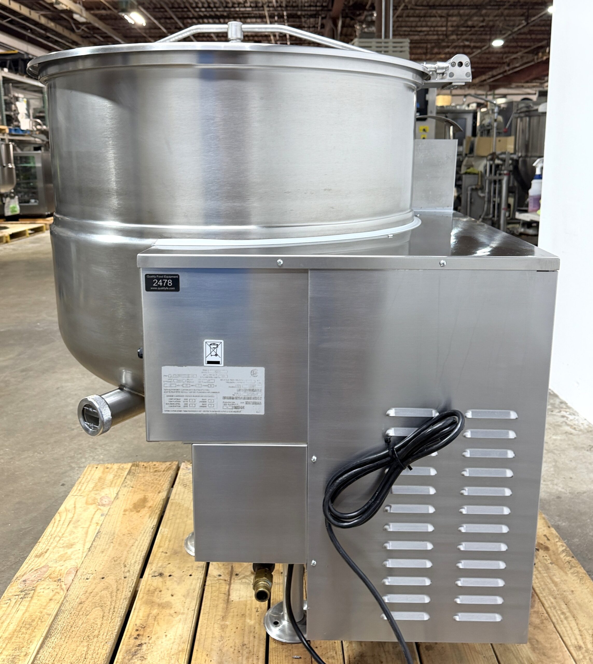 Cleveland KGL-60 (60) Gallon Nat Gas, Stationary Kettle (Refurbished w/WARRANTY) - Image 4