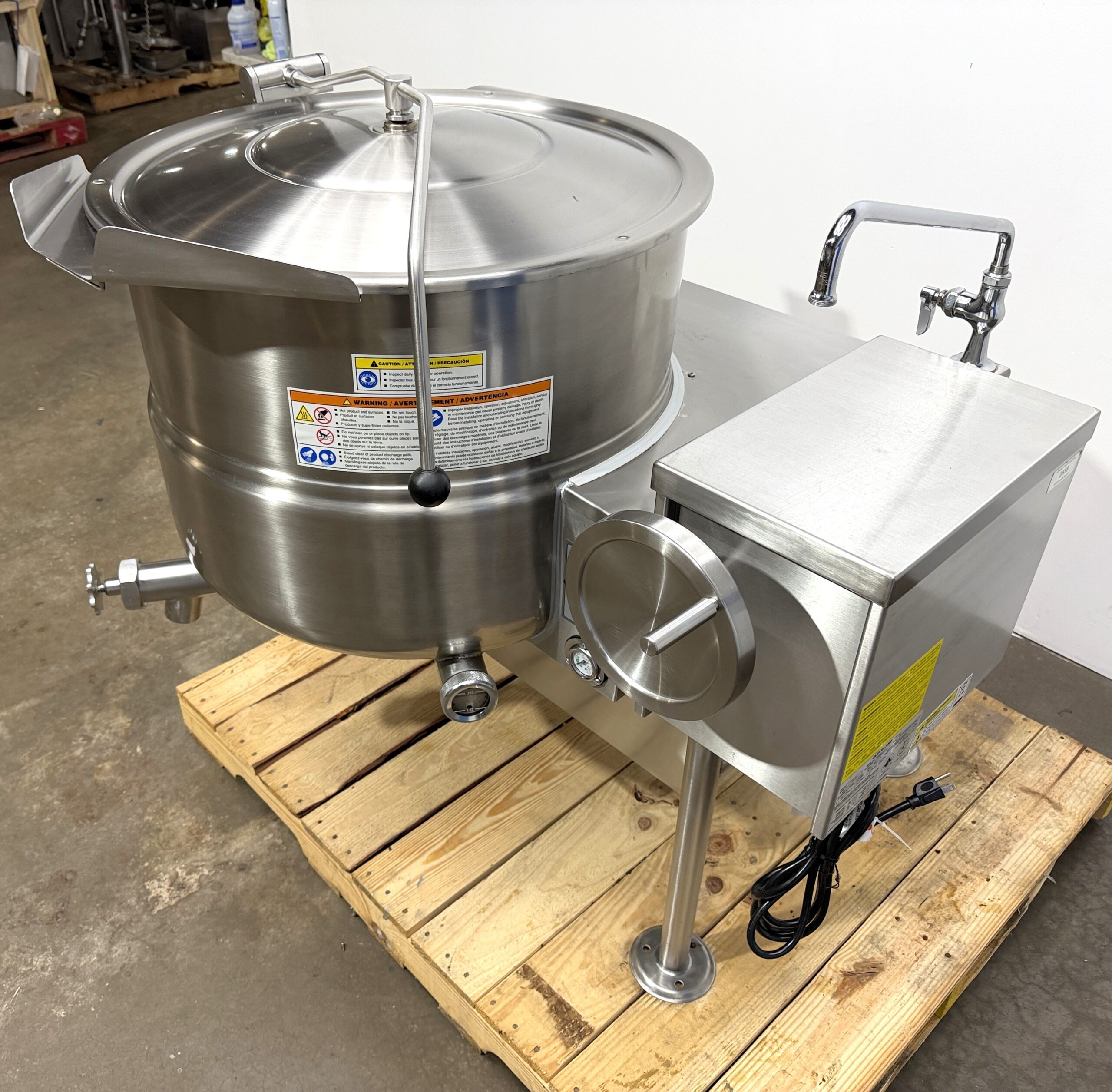 Cleveland KGL-40T (40 GAL ) Nat. Gas, Tilt Kettle (Refurbished w/WARRANTY) - Image 5