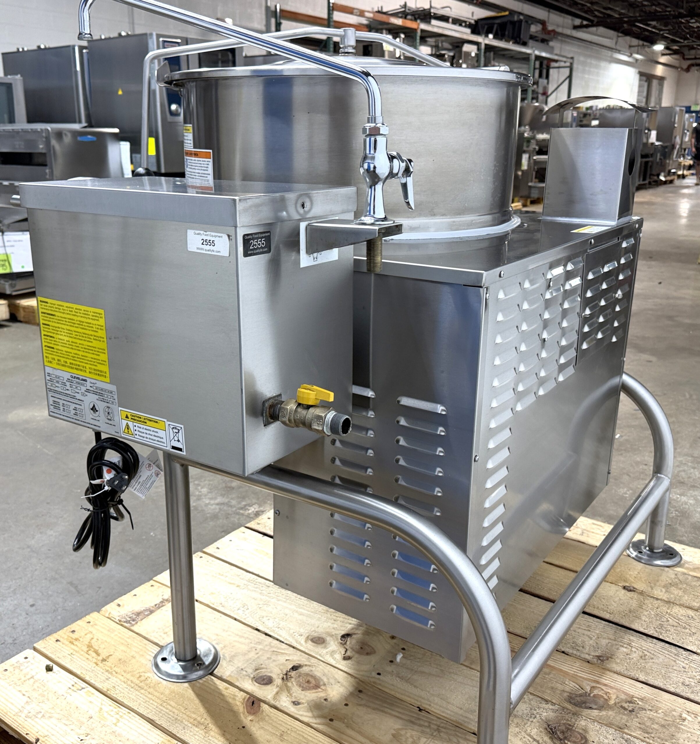 Cleveland KGL-40T (40 GAL ) Nat. Gas, Tilt Kettle (Refurbished w/WARRANTY) - Image 8