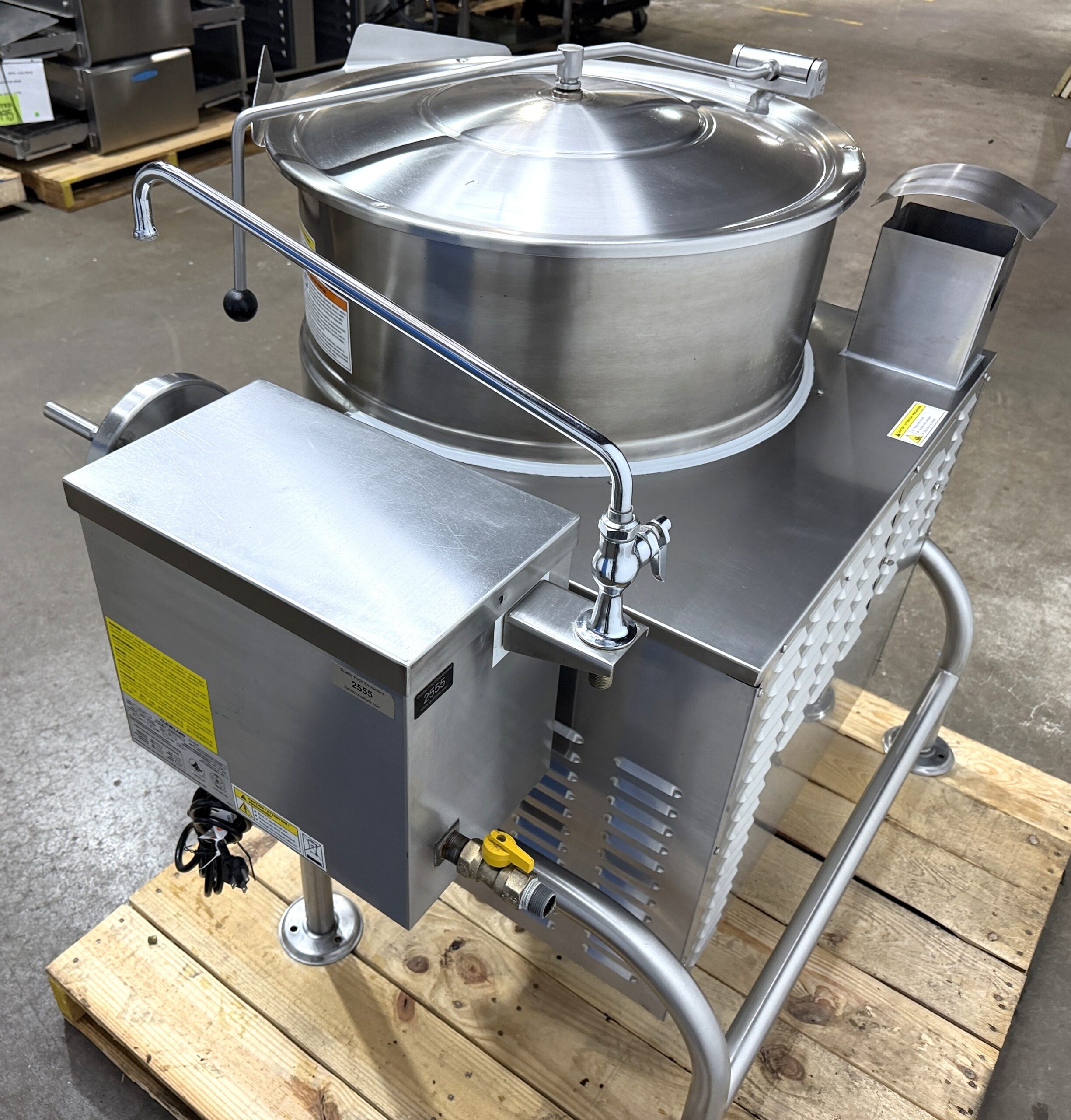 Cleveland KGL-40T (40 GAL ) Nat. Gas, Tilt Kettle (Refurbished w/WARRANTY) - Image 9