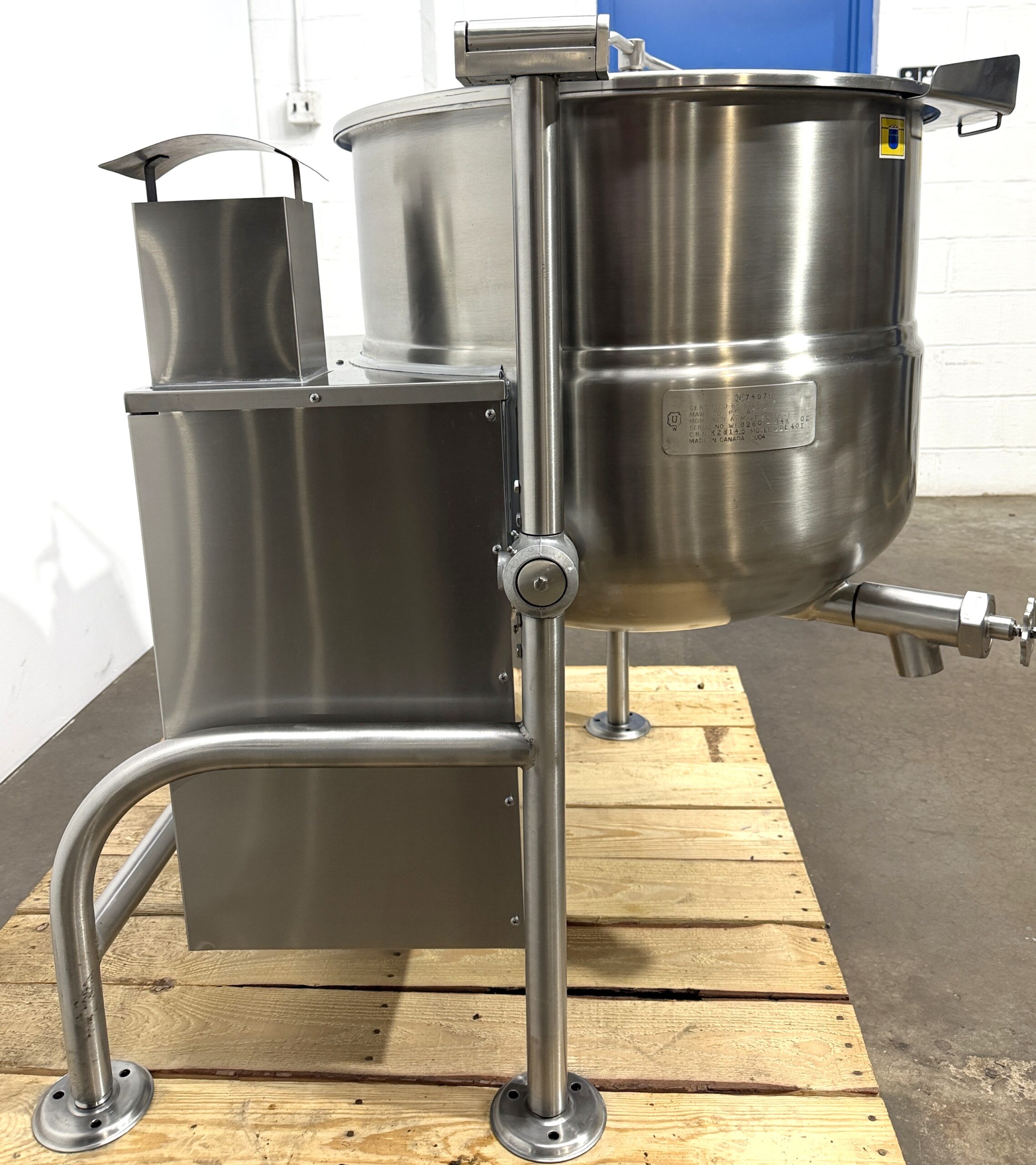 Cleveland KGL-40T (40 GAL ) Nat. Gas, Tilt Kettle (Refurbished w/WARRANTY) - Image 12