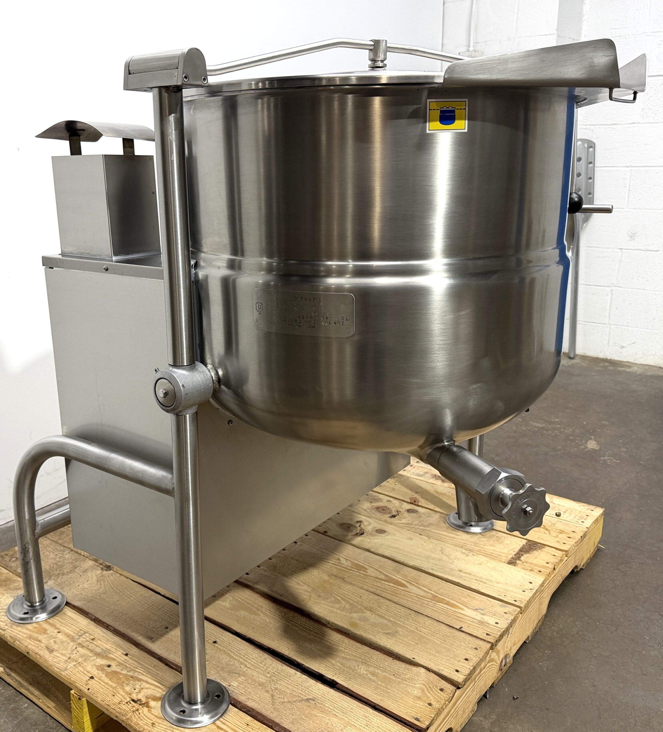 Cleveland KGL-40T (40 GAL ) Nat. Gas, Tilt Kettle (Refurbished w/WARRANTY) - Image 14