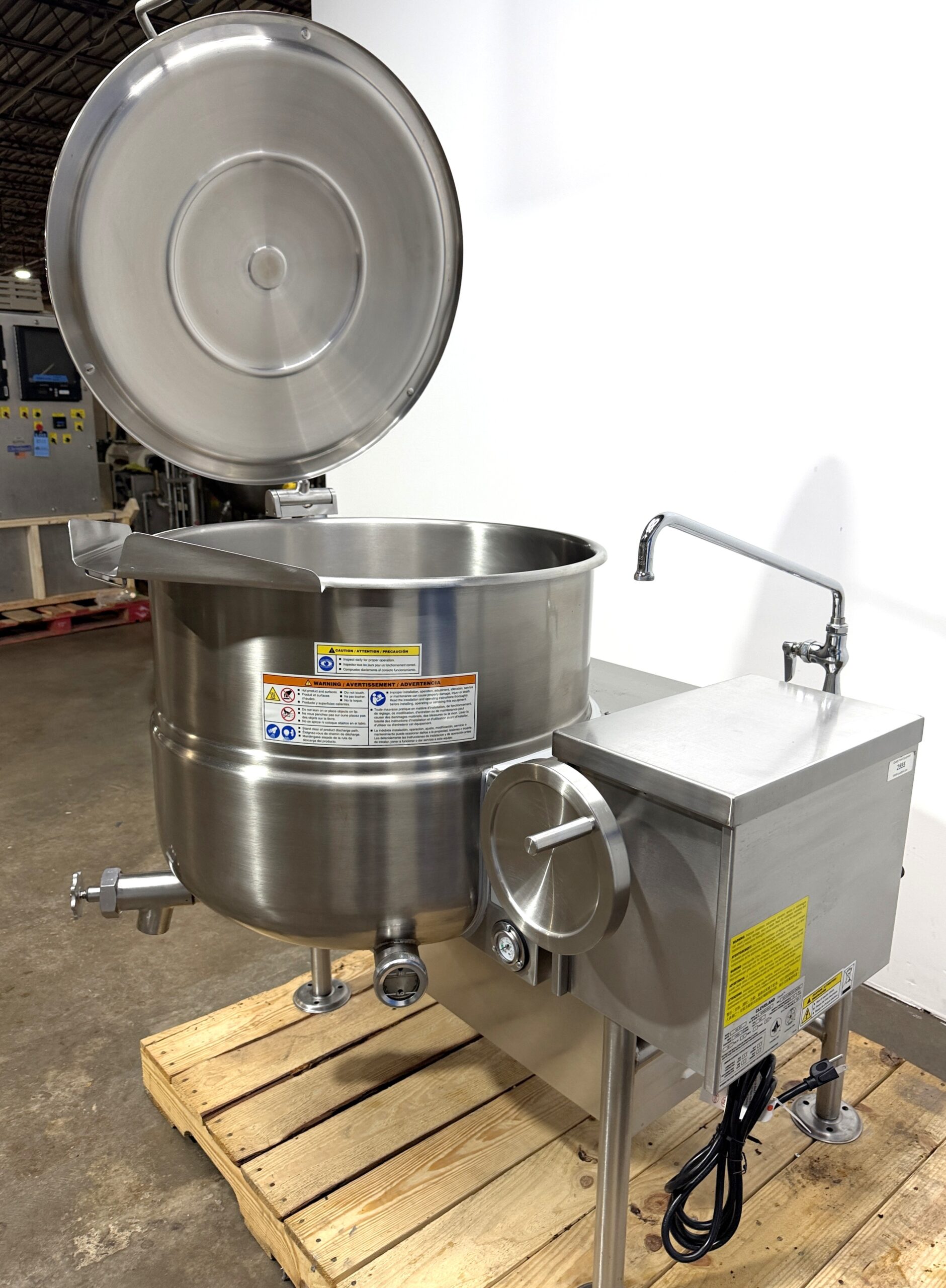 Cleveland KGL-40T (40 GAL ) Nat. Gas, Tilt Kettle (Refurbished w/WARRANTY) - Image 17