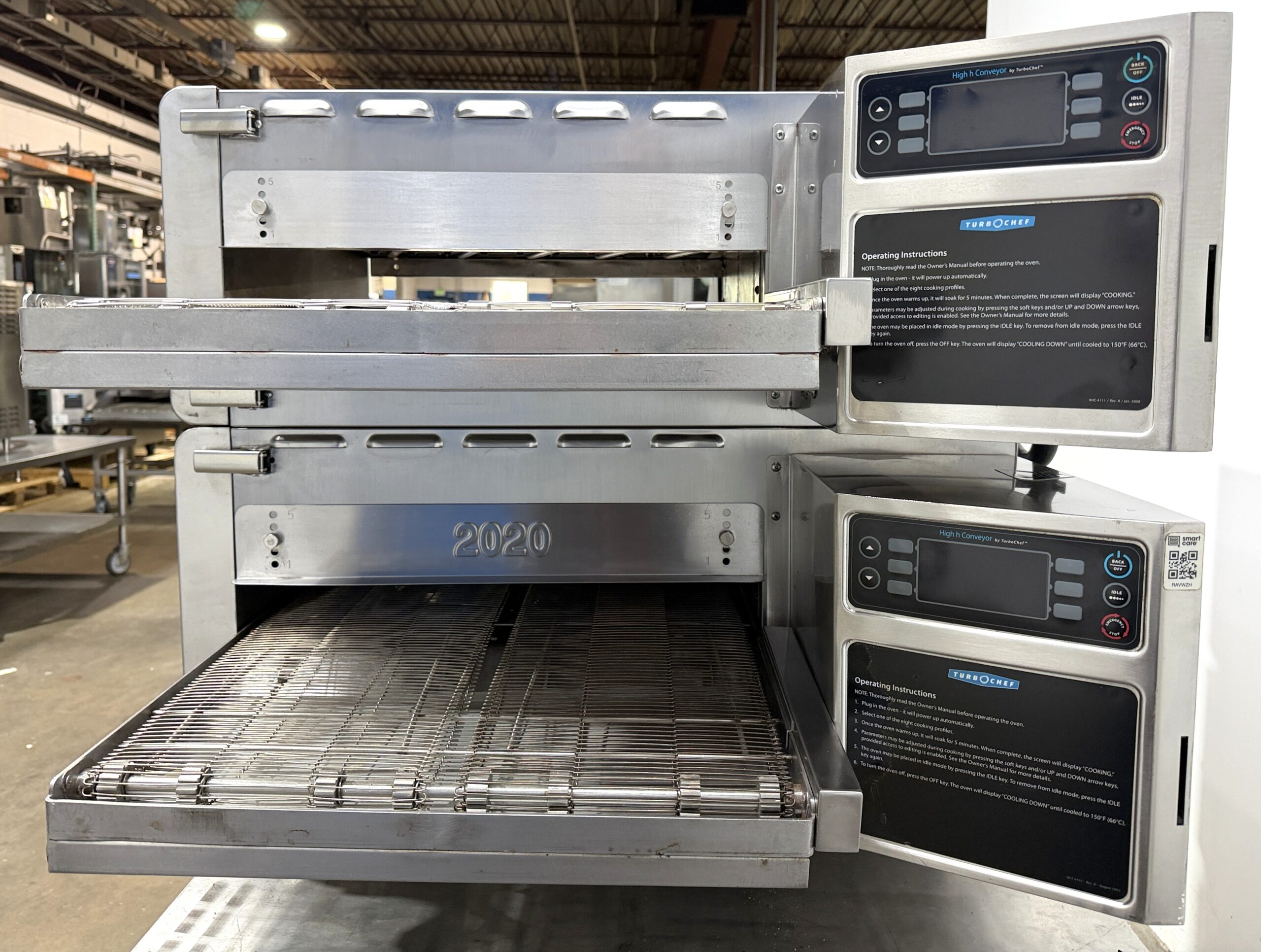 Turbochef DOUBLE Electric, Split Belt, conveyor ovens (Refurbished w/WARRANTY) - Image 4