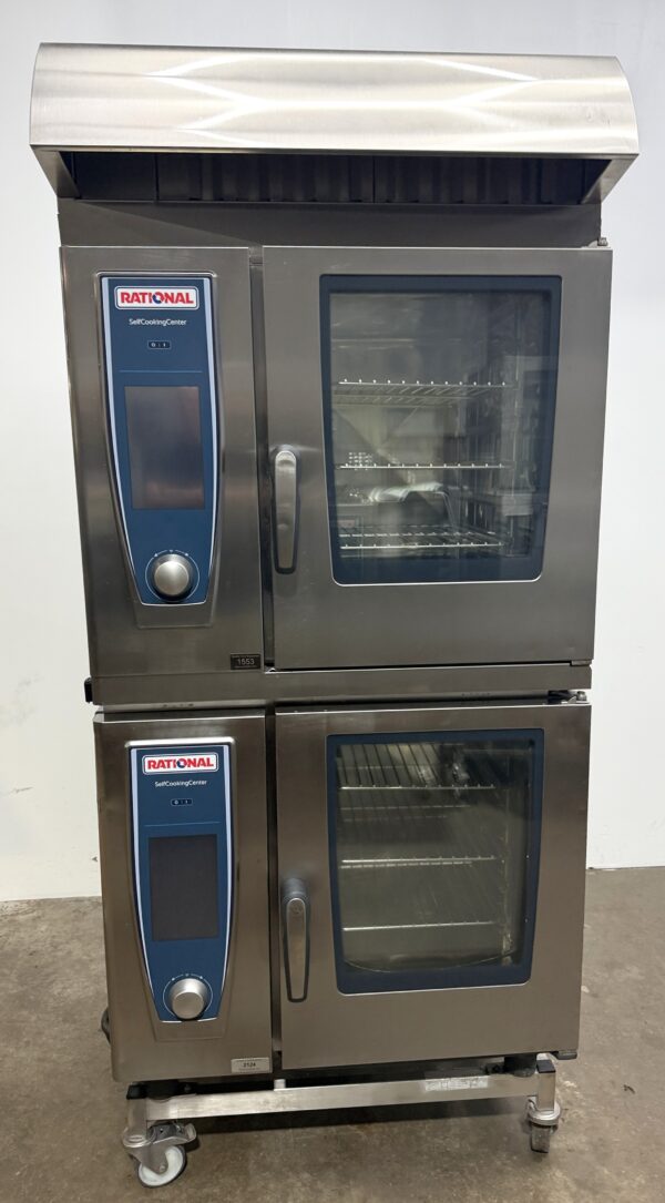 Rational Double 6 pan, half size, electric, combi ovens & Ultravent hood (Refurbished w/WARRANTY)