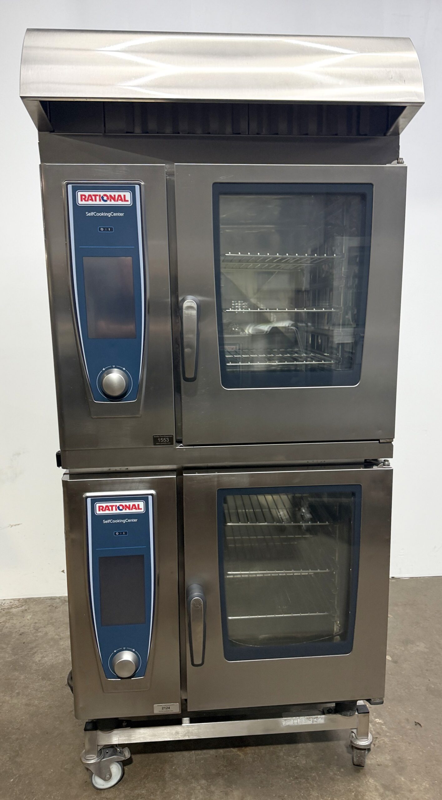 Rational Double 6 pan, half size, electric, combi ovens & Ultravent hood (Refurbished w/WARRANTY)
