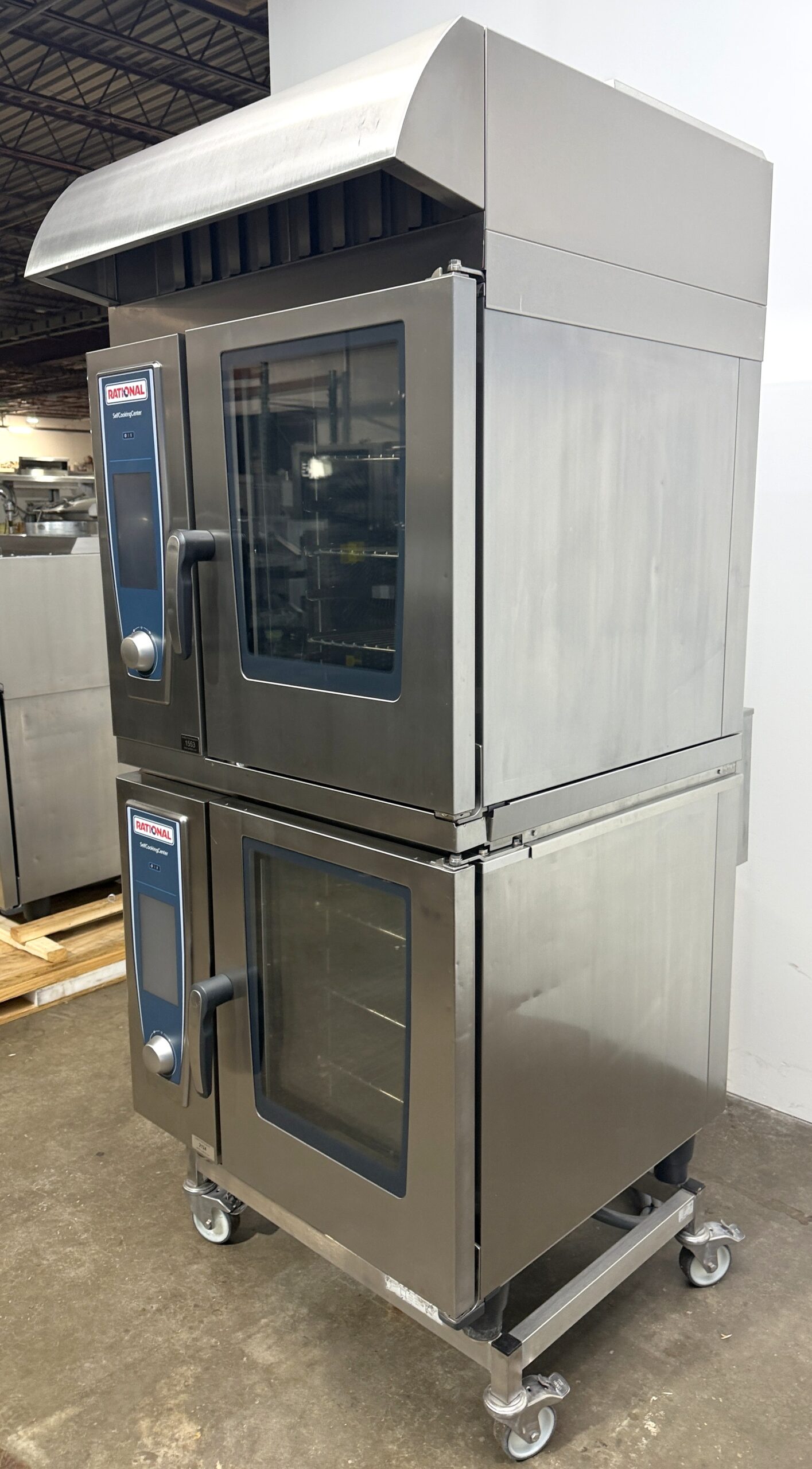 Rational Double 6 pan, half size, electric, combi ovens & Ultravent hood (Refurbished w/WARRANTY) - Image 3