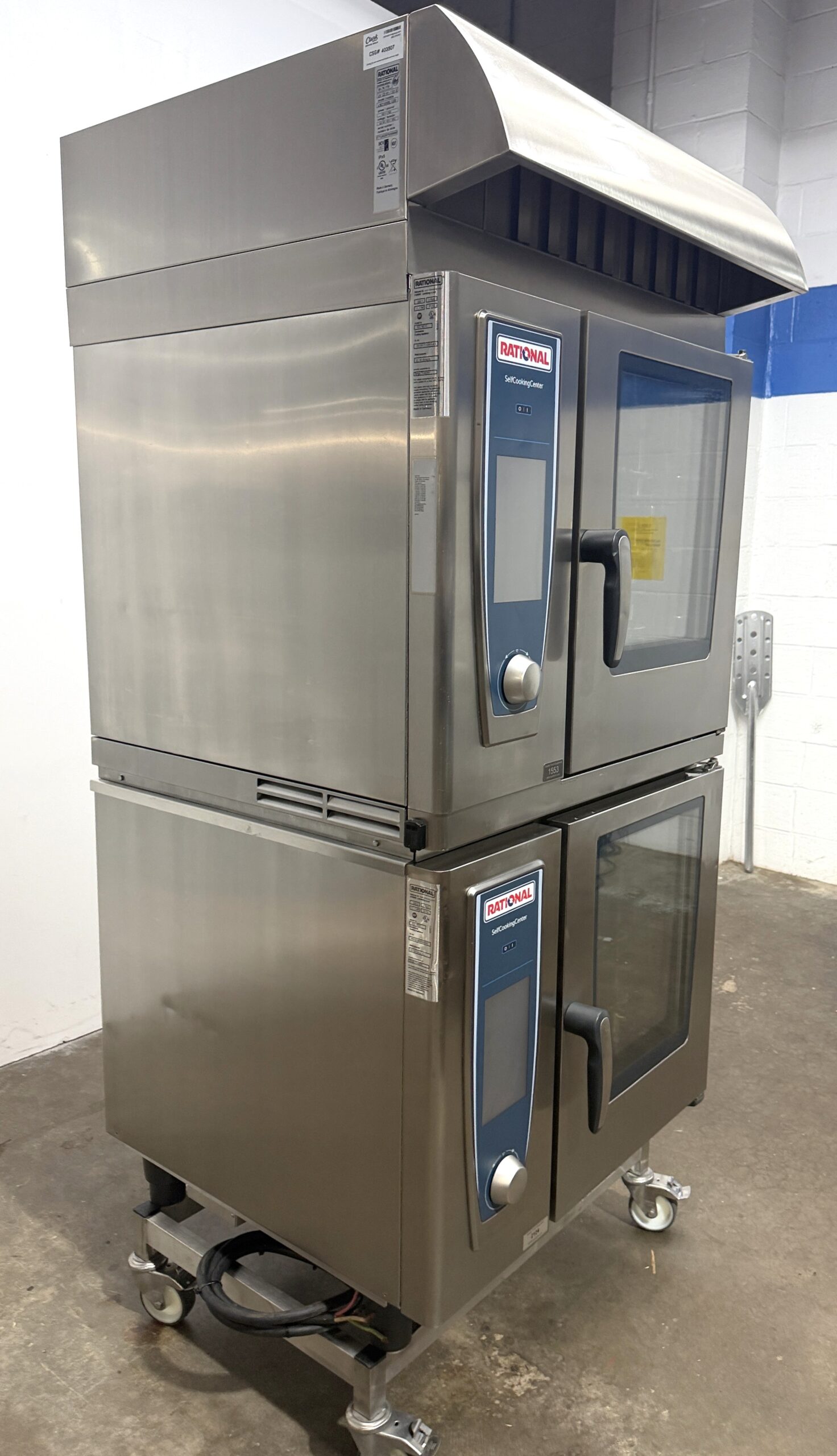 Rational Double 6 pan, half size, electric, combi ovens & Ultravent hood (Refurbished w/WARRANTY) - Image 4