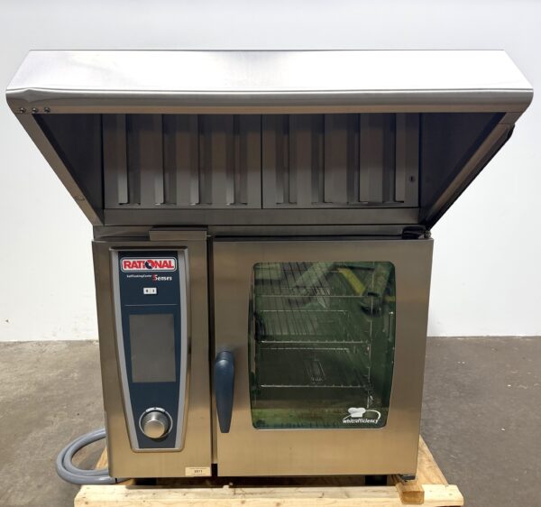 Rational 6 pan, half size, electric combi oven w/ Ultravent Hood (Refurbished w/WARRANTY) SINGLE PHASE ELECTRIC