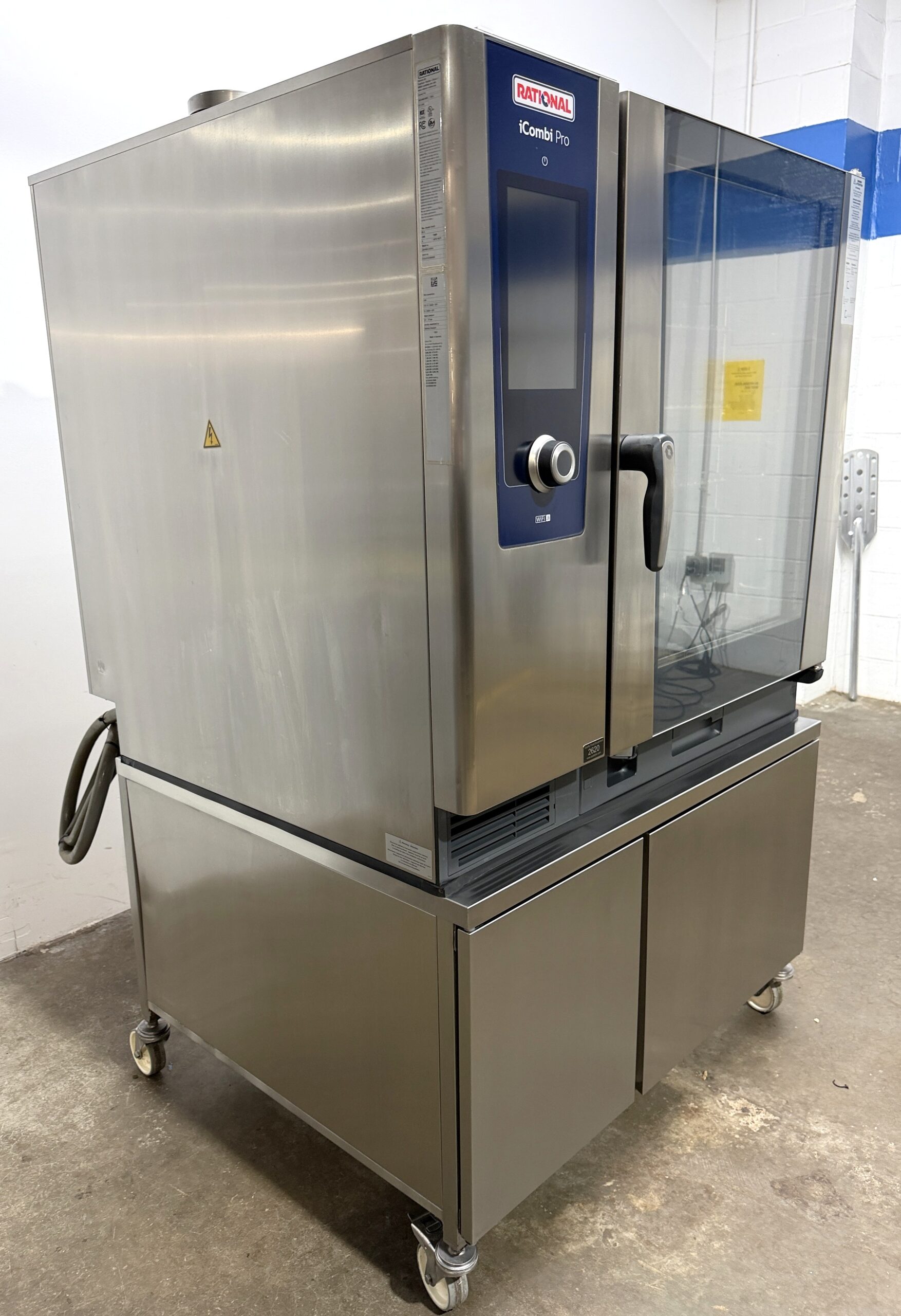 Rational 10 pan, full size, electric, combi 480V/3phase w/ Stand (Refurbished w/WARRANTY) - Image 6
