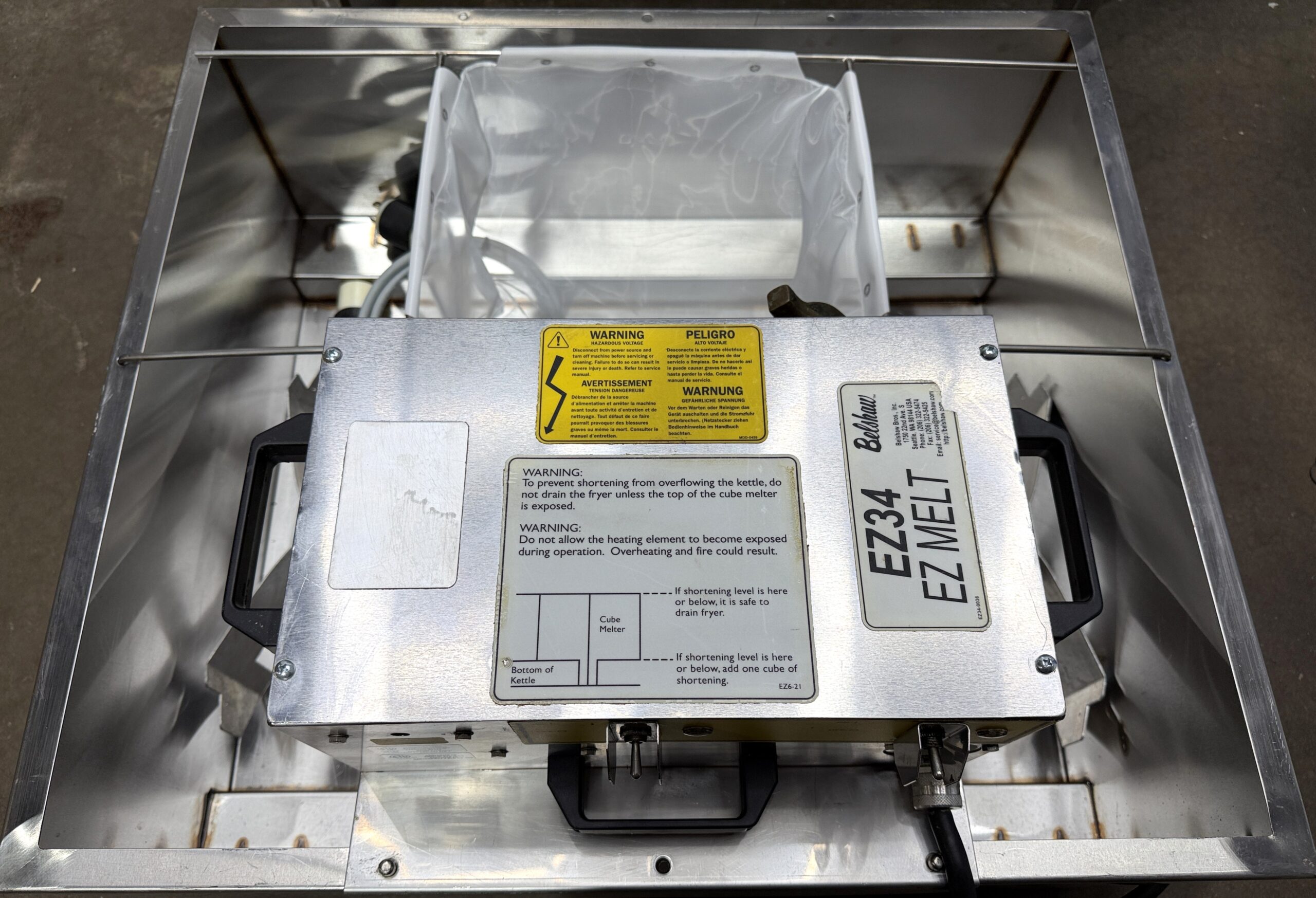 Belshaw 734CG Natural Gas Donut Fryer w/EZ34 Filter system (Refurbished w/WARRANTY) - Image 15
