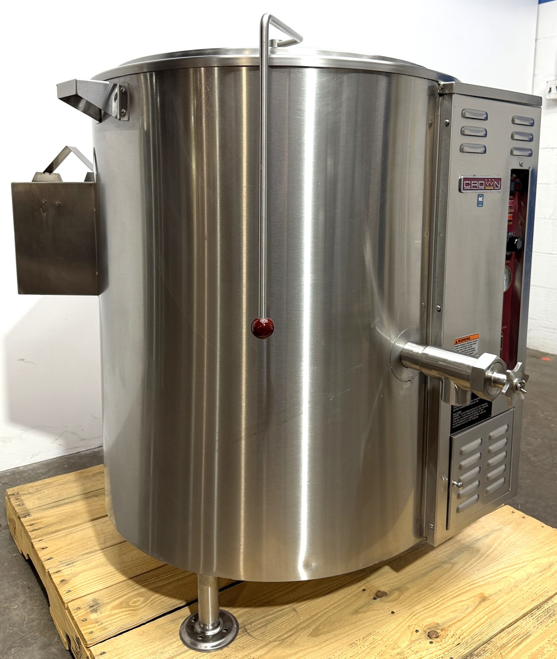 2022 Model Crown GL-40E Stationary 40 Gallon Natural Gas Kettle (NEW OPEN BOX) - Image 6