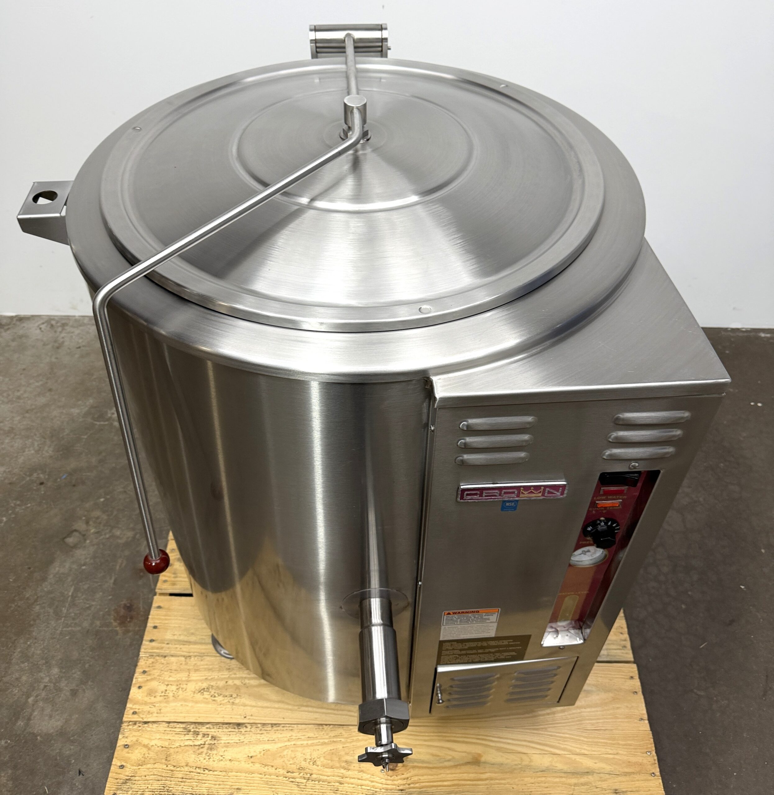 2022 Model Crown GL-40E Stationary 40 Gallon Natural Gas Kettle (NEW OPEN BOX) - Image 8