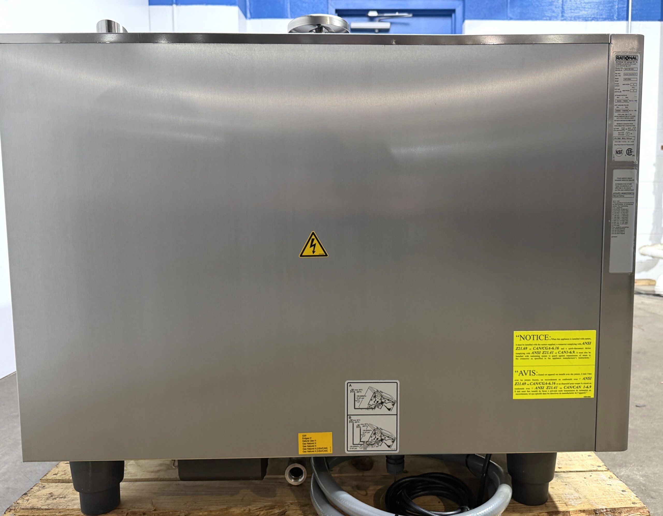 Rational SCCWE62G, 6 Pan, Full Size, Natural Gas Combi Oven (refurbished w/WARRANTY) - Image 5