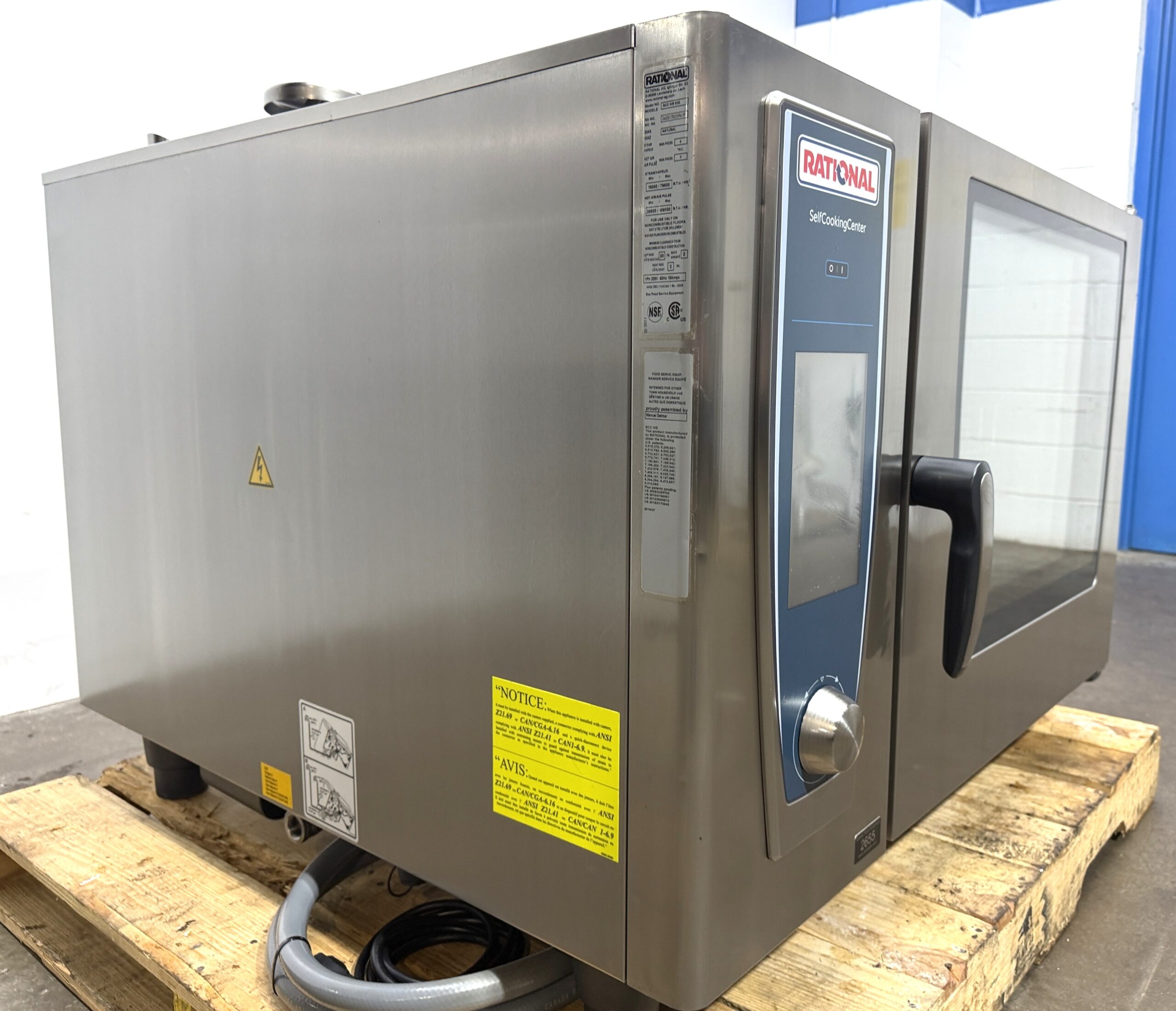 Rational SCCWE62G, 6 Pan, Full Size, Natural Gas Combi Oven (refurbished w/WARRANTY) - Image 4