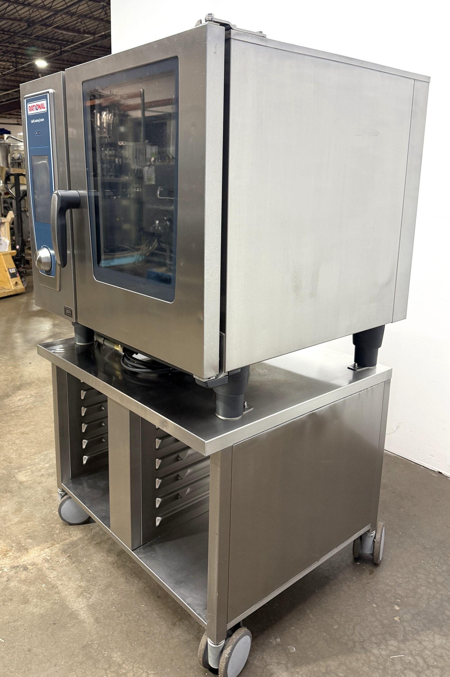 Rational SCCWE61G, 6 Pan, Half Size, Natural Gas Combi Oven w/ Stand (refurbished w/WARRANTY) - Image 3