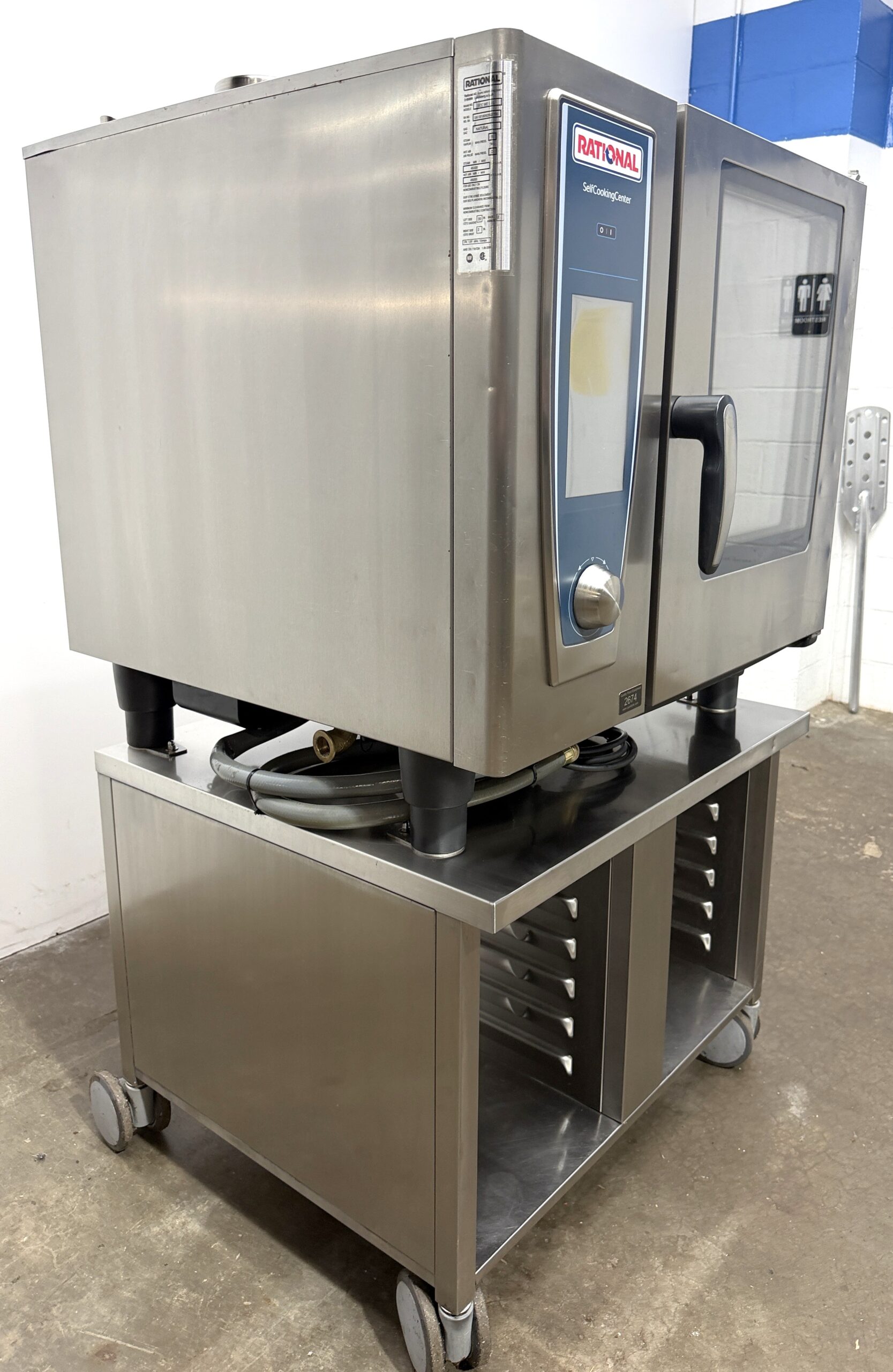 Rational SCCWE61G, 6 Pan, Half Size, Natural Gas Combi Oven w/ Stand (refurbished w/WARRANTY) - Image 8