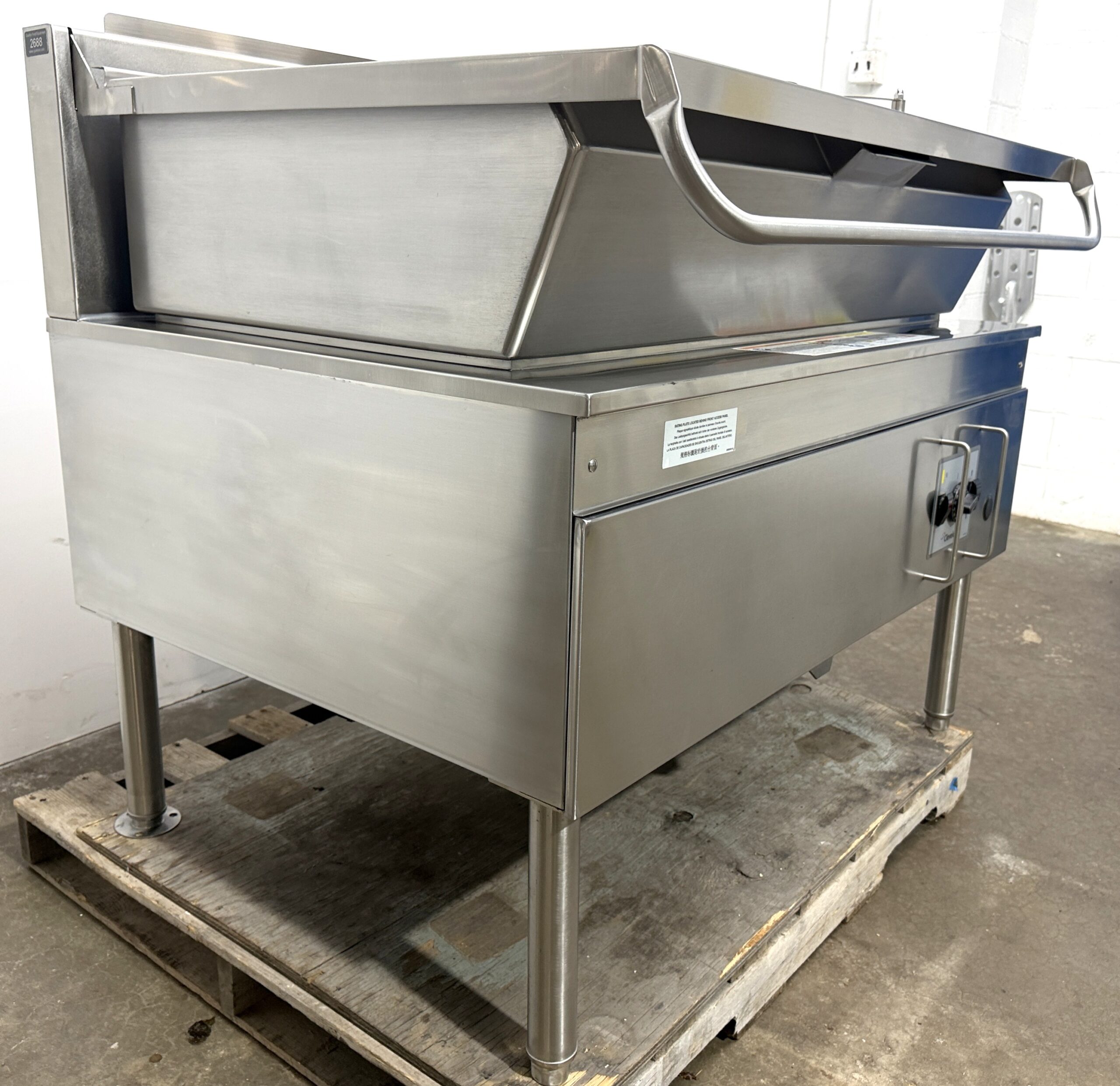 Cleveland 40 gallon, Natural gas, Braising pan w/ Power Tilt (Refurbished w/Warranty) - Image 10